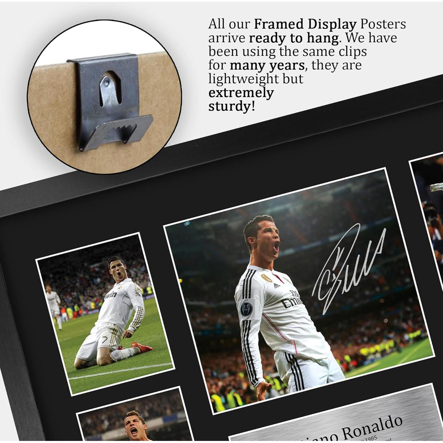 Fotografía Enmarcada Cristiano Ronaldo HWC Trading 40x30 cm