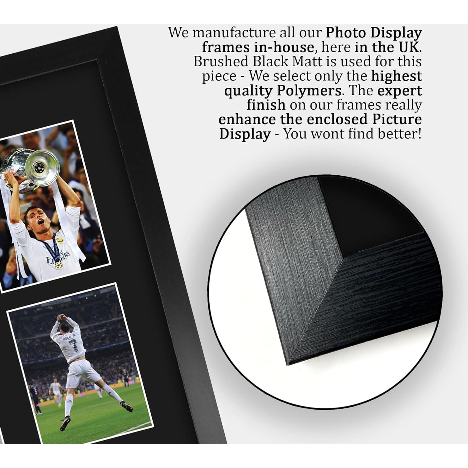 Fotografía Enmarcada Cristiano Ronaldo HWC Trading 40x30 cm