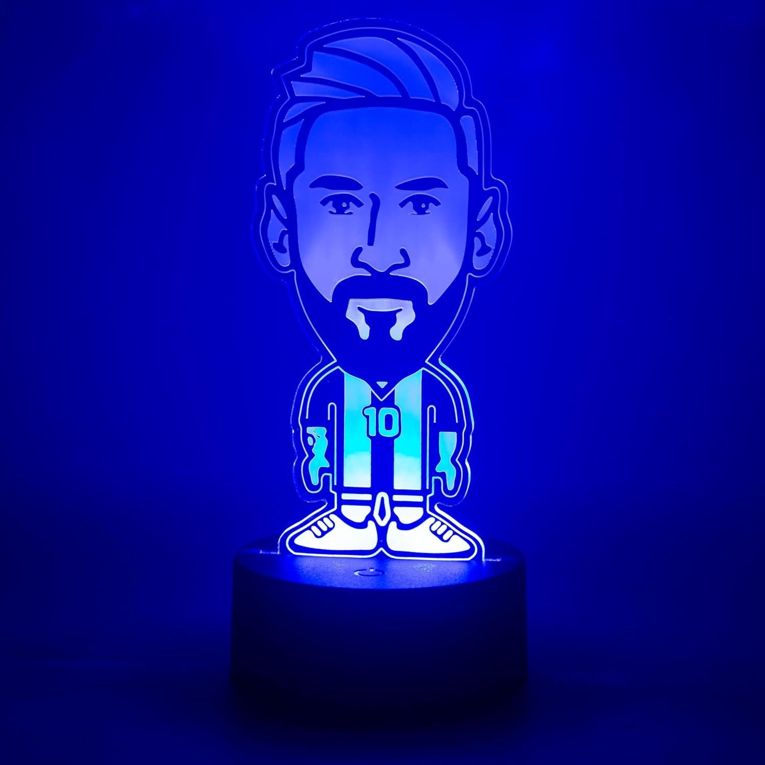 Lámpara 3D LED de Fútbol EXIGENT - 19x10 cm, 7 Colores