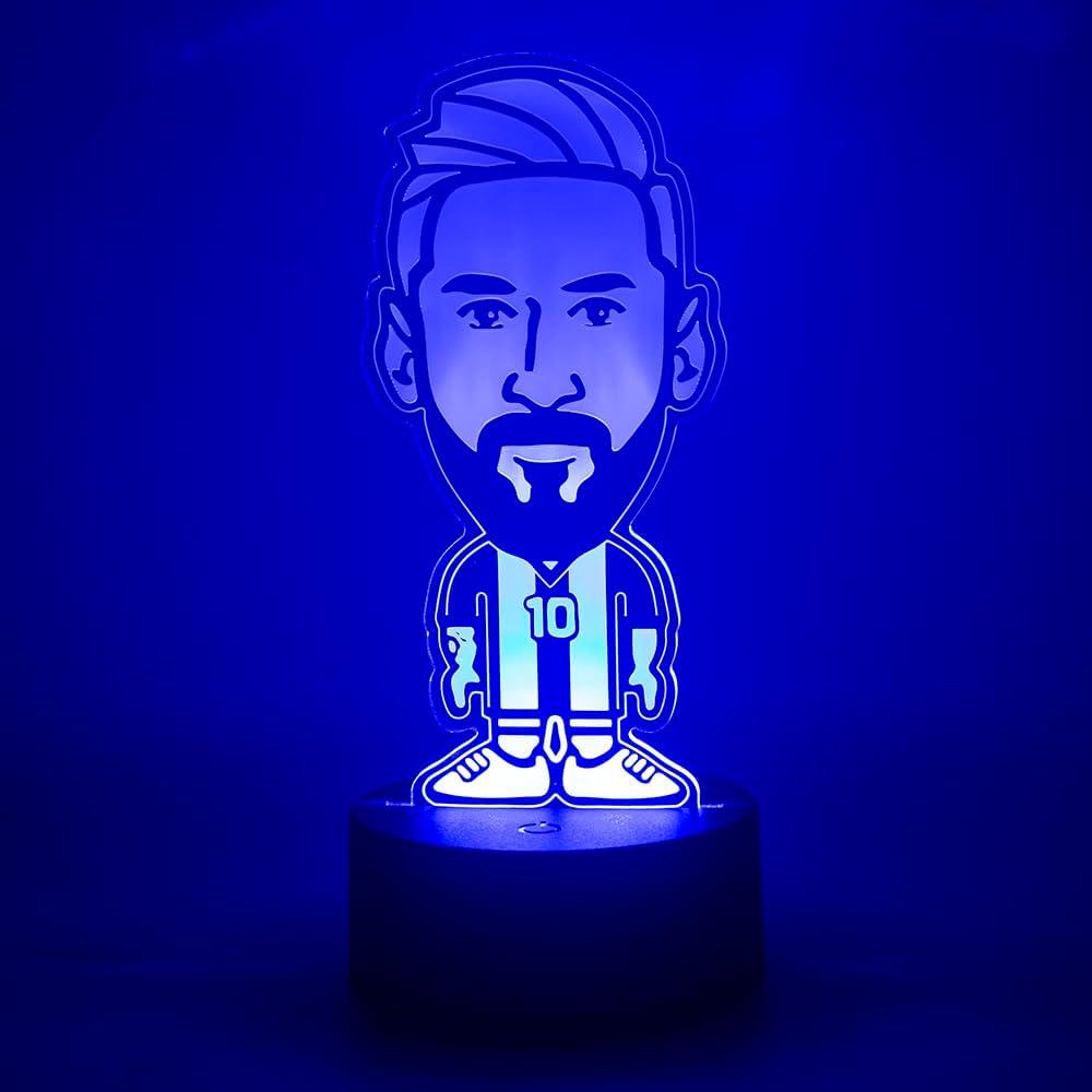 Lámpara 3D LED de Fútbol EXIGENT - 19x10 cm, 7 Colores