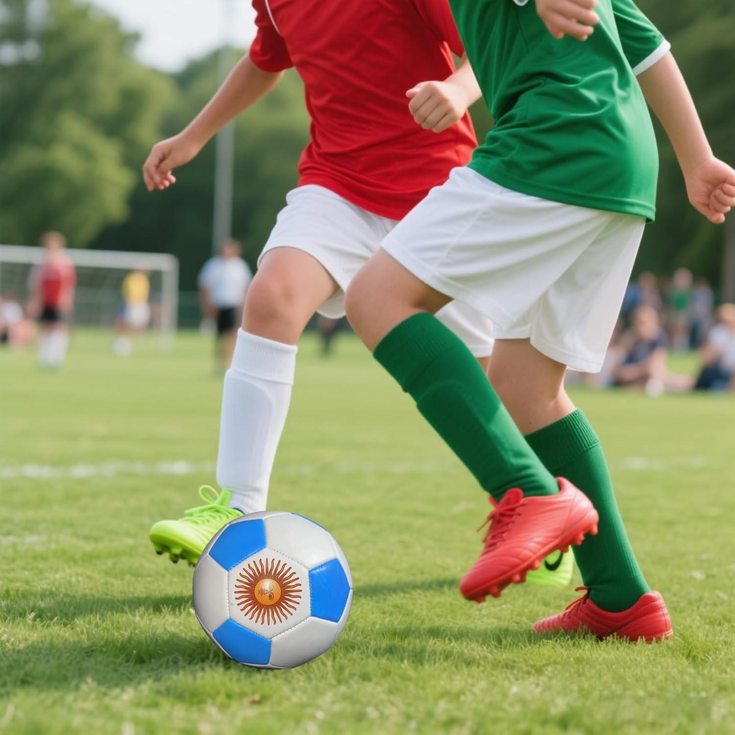 Balón de Fútbol Tamaño 5 Barkshord Poliuretano Azul