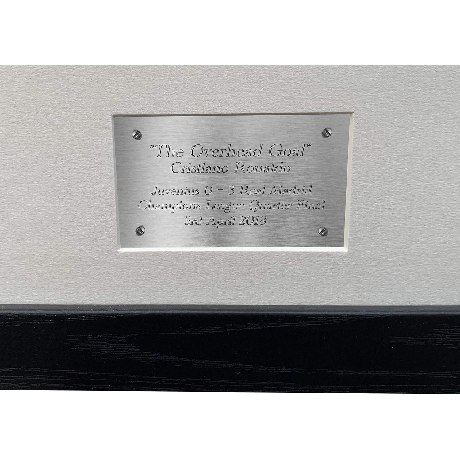 Foto Autografiada Christiano Ronaldo Juventus 0-3 Real Madrid