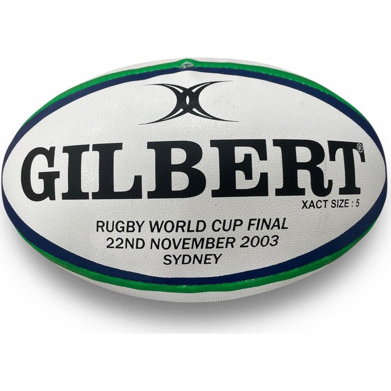 Balón de Rugby Réplica Final Copa del Mundo 2003 Firmado