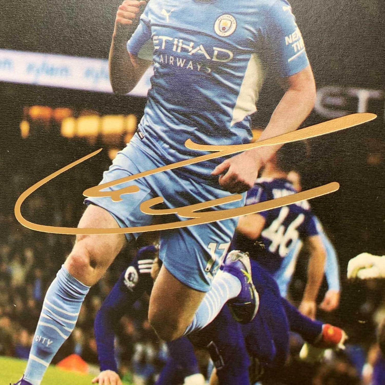 Póster Enmarcado Kevin De Bruyne 20x15 cm - Regalo Fútbol