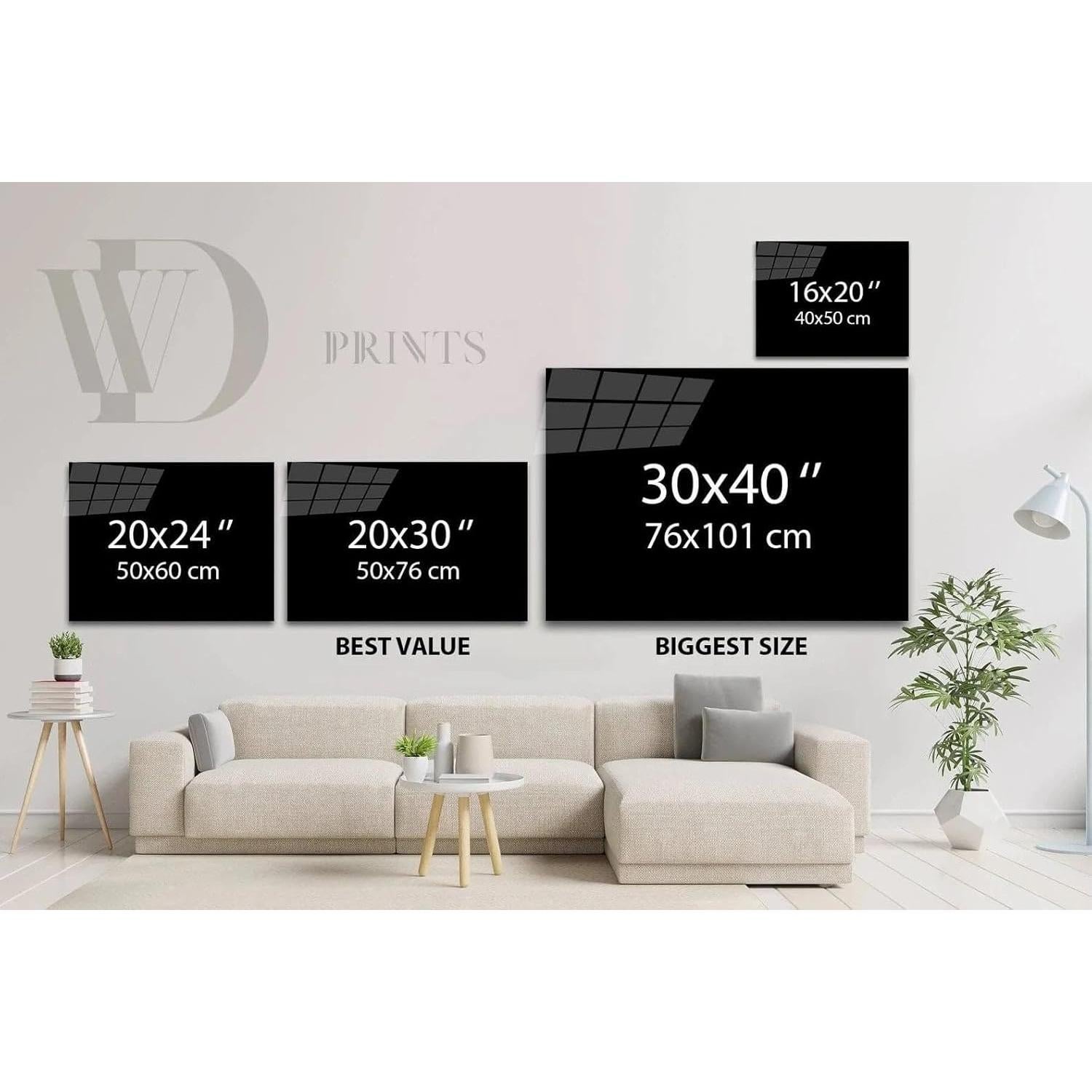 Póster de Ajedrez Messi vs Ronaldo en Lienzo 60x40 cm