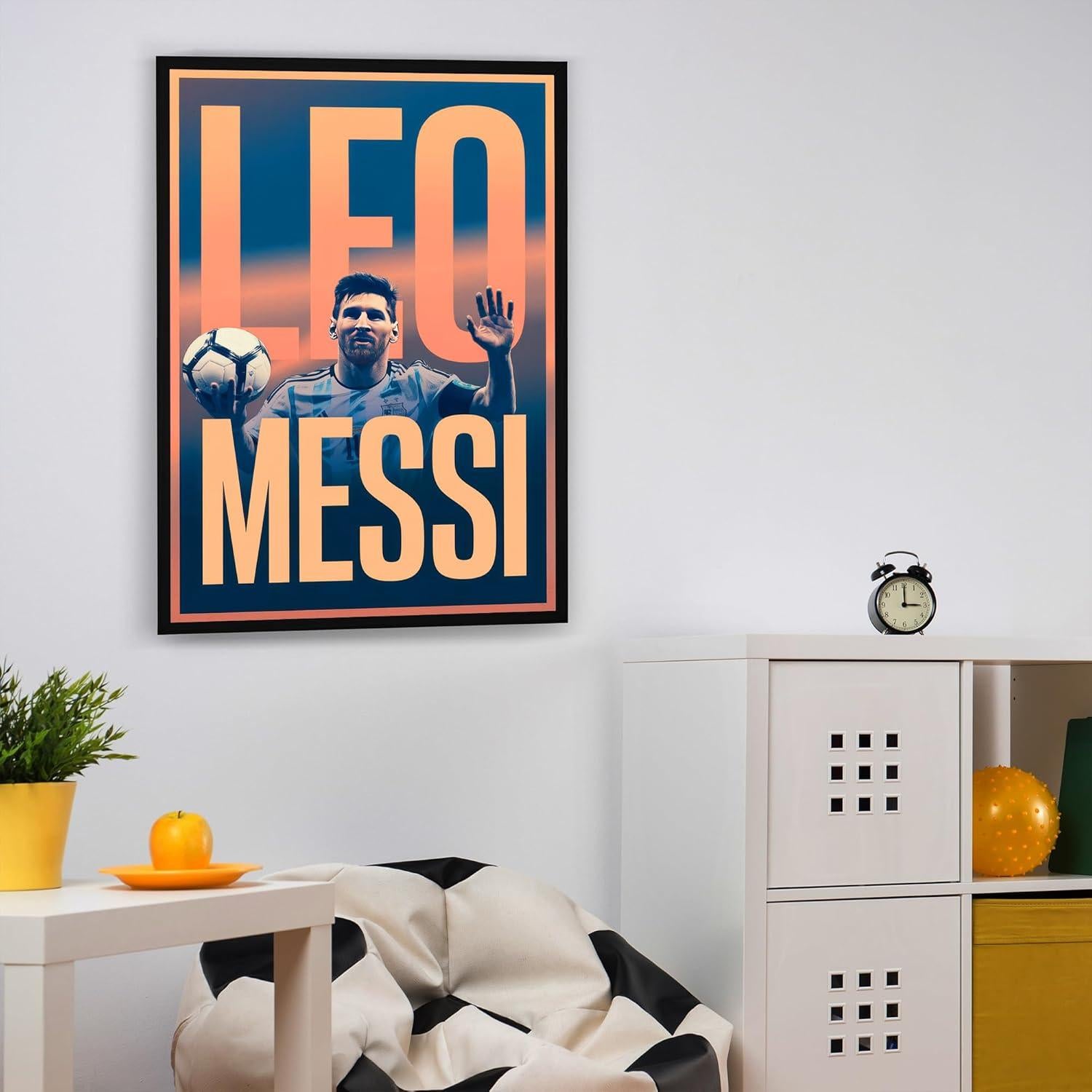 Póster de Fútbol Messi 61x91.4 cm - Arte de Pared para Niños