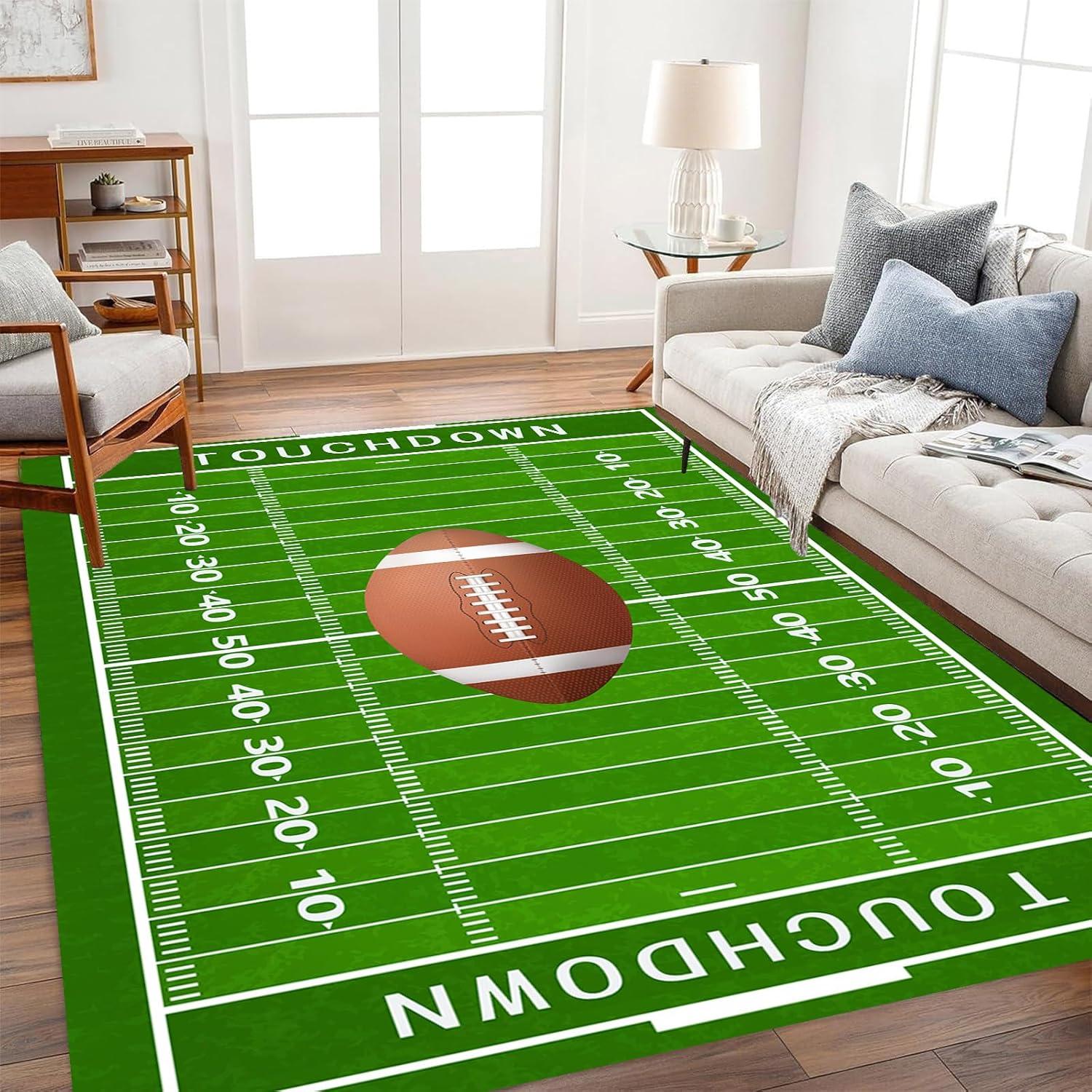 Alfombra de Fútbol BUUGVM 1.83x2.74m para Niños