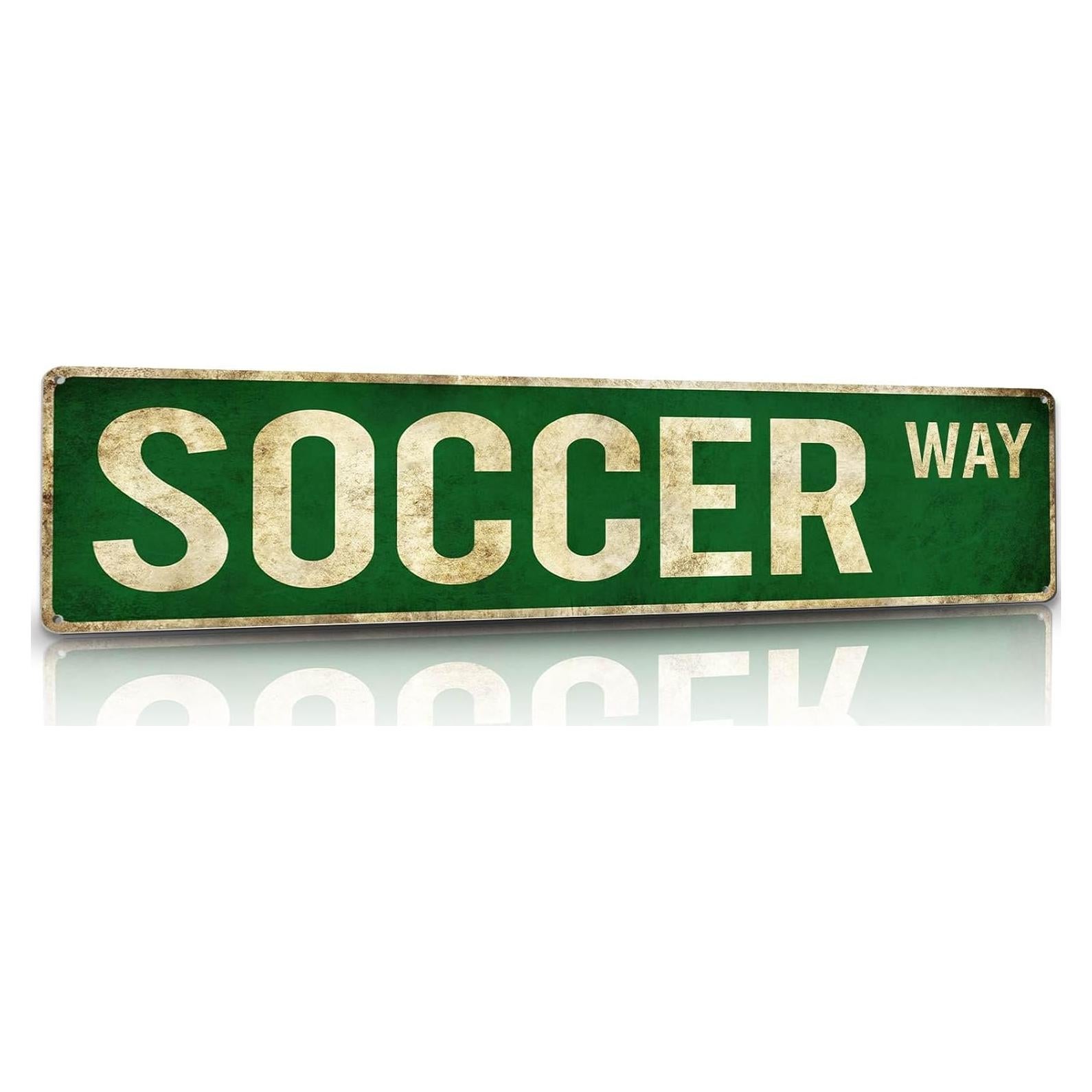 Póster de Fútbol Vintage Rasonus para Niños 38x10 cm