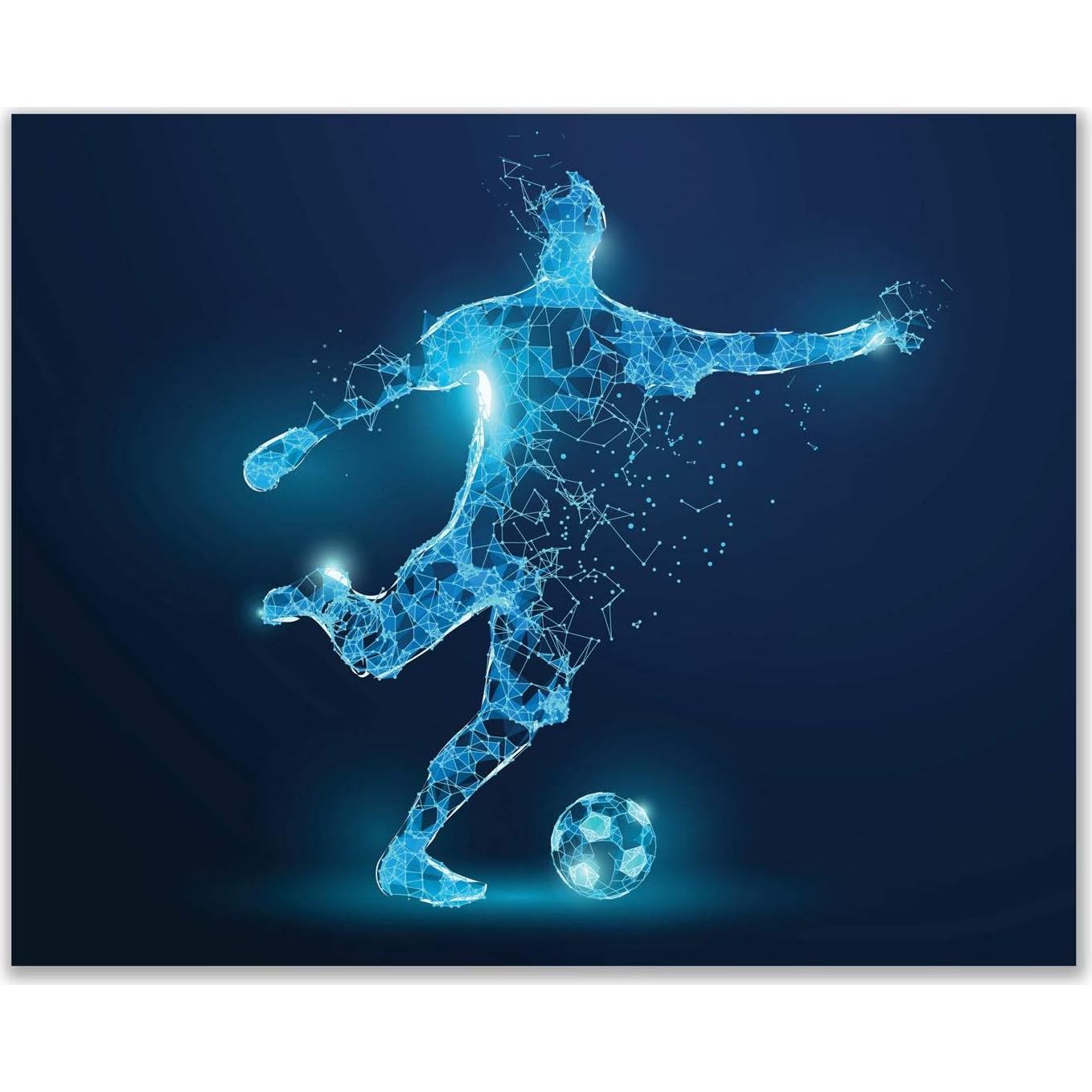 Conjunto de 4 Pósters de Fútbol 20x25 cm Sin Marco - Summit Designs