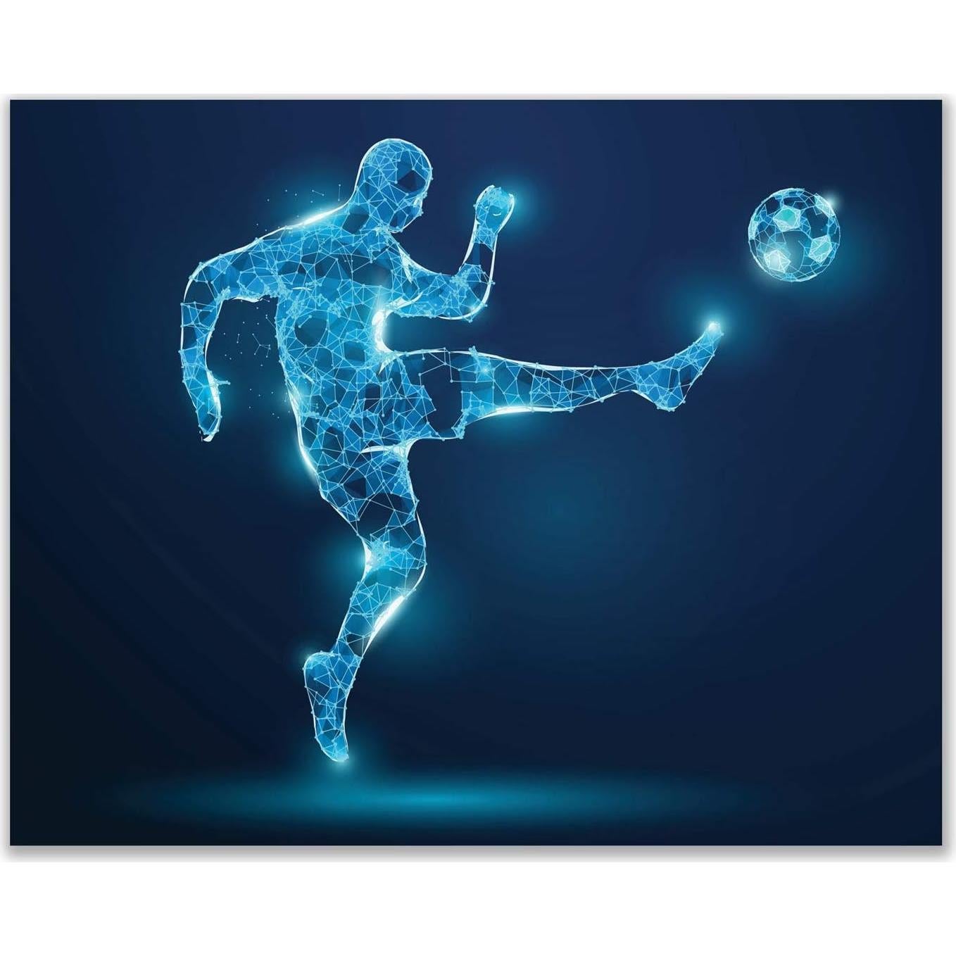 Conjunto de 4 Pósters de Fútbol 20x25 cm Sin Marco - Summit Designs