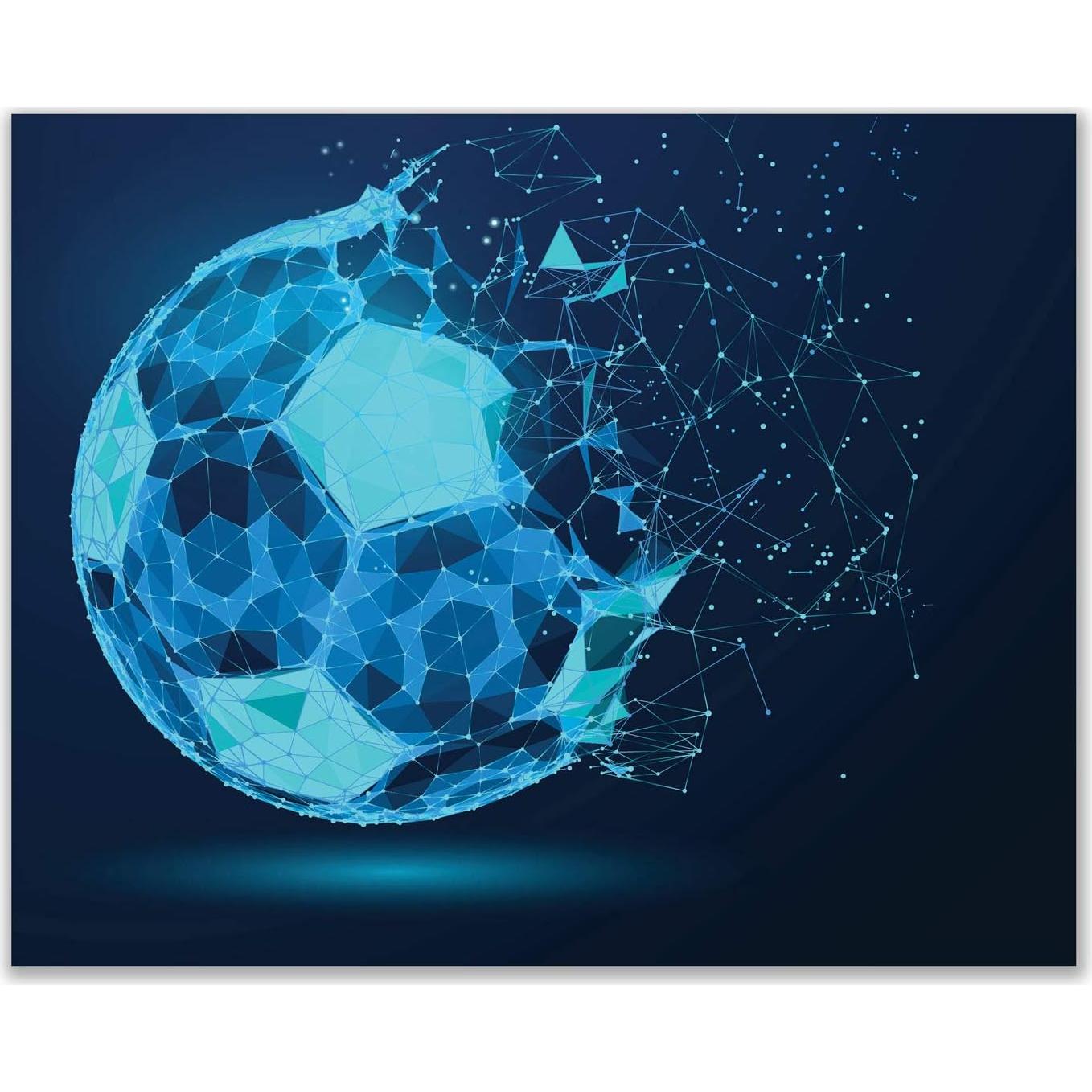 Conjunto de 4 Pósters de Fútbol 20x25 cm Sin Marco - Summit Designs