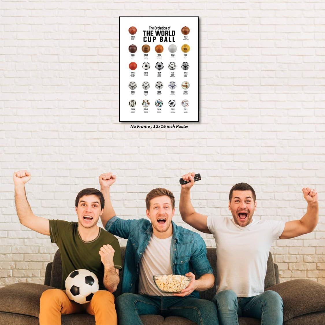 Póster de Fútbol Libemz Copa del Mundo Sin Marco 30x40 cm