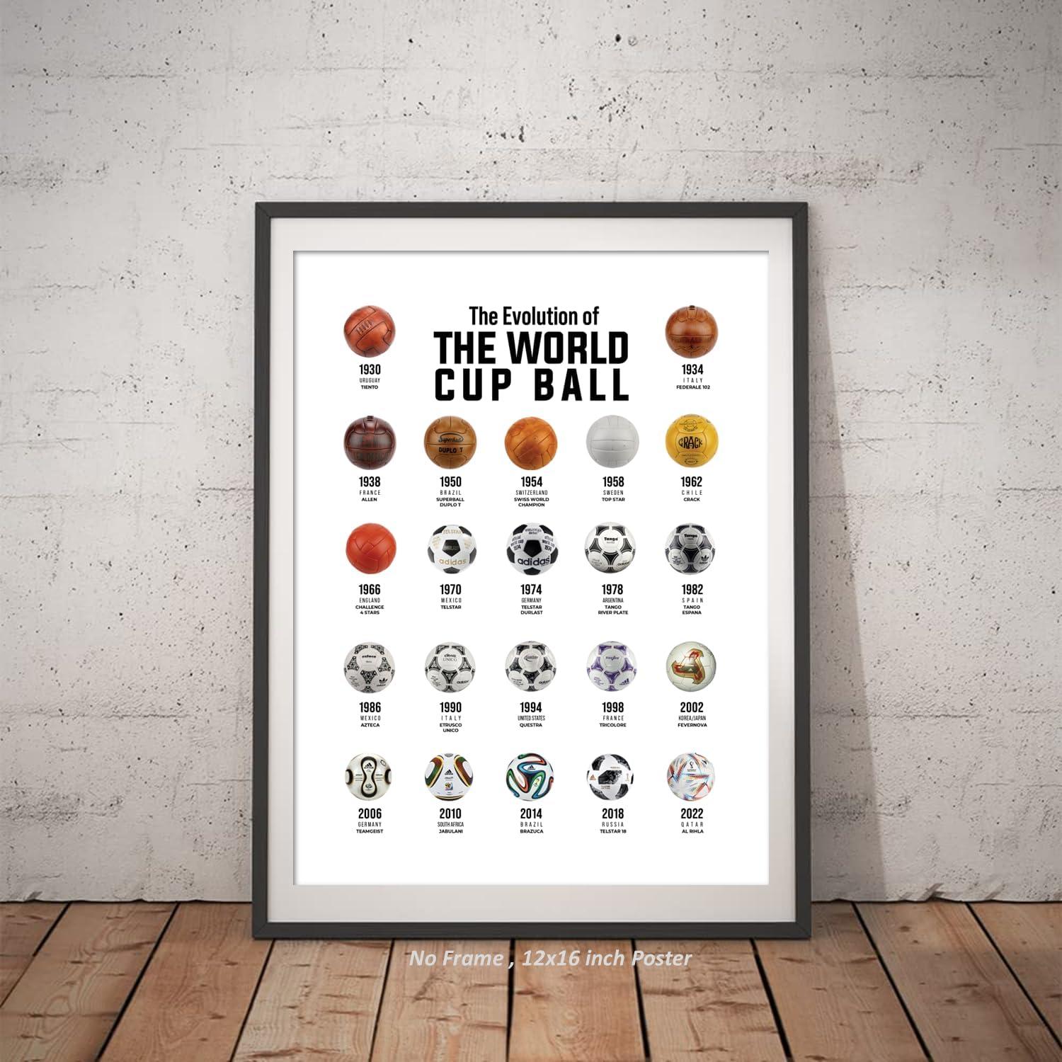 Póster de Fútbol Libemz Copa del Mundo Sin Marco 30x40 cm