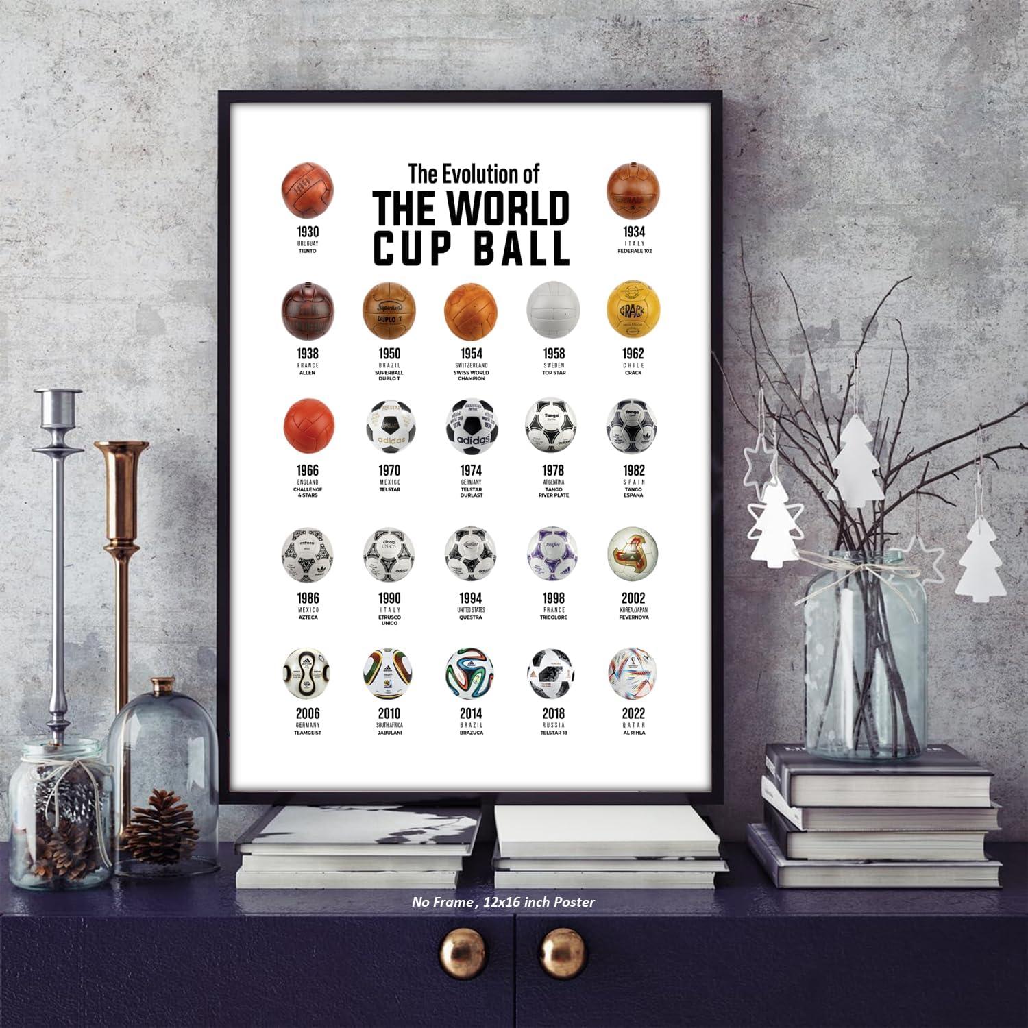Póster de Fútbol Libemz Copa del Mundo Sin Marco 30x40 cm
