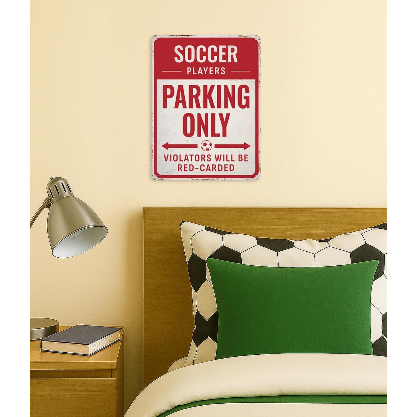 Cartel Decorativo de Fútbol Opix Design 27.9x21.1 cm Metal