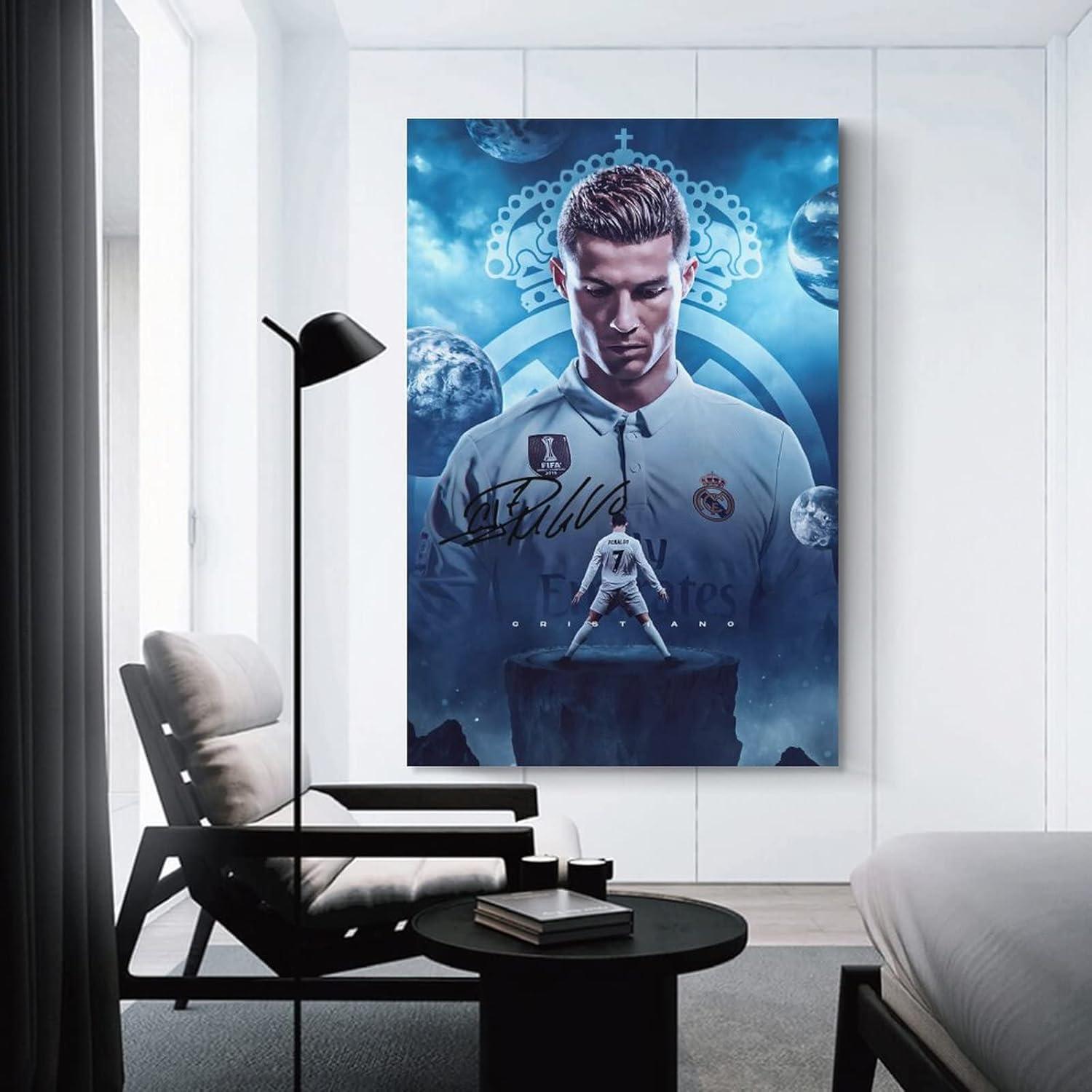 Póster de Lienzo Cristiano Ronaldo 40x60cm Decoración Hogar