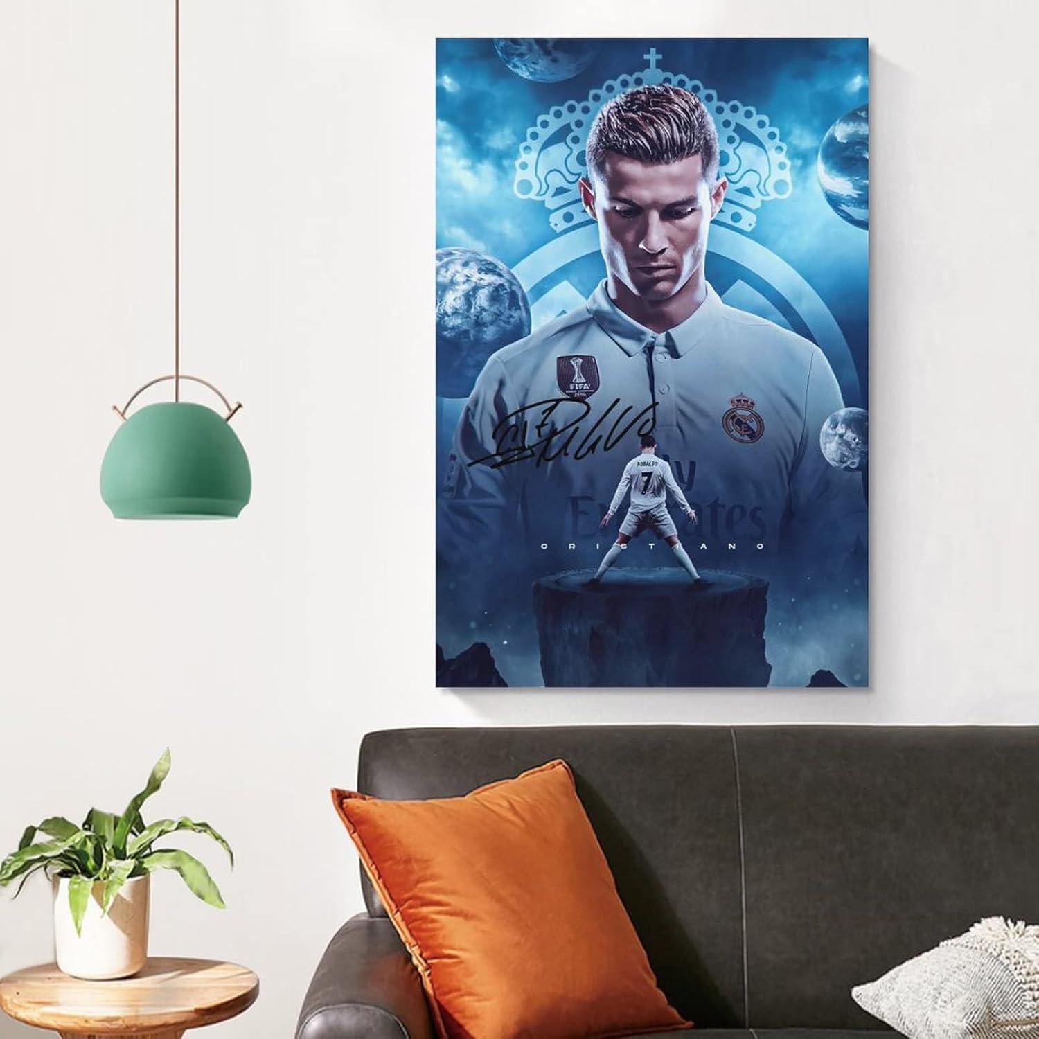 Póster de Lienzo Cristiano Ronaldo 40x60cm Decoración Hogar