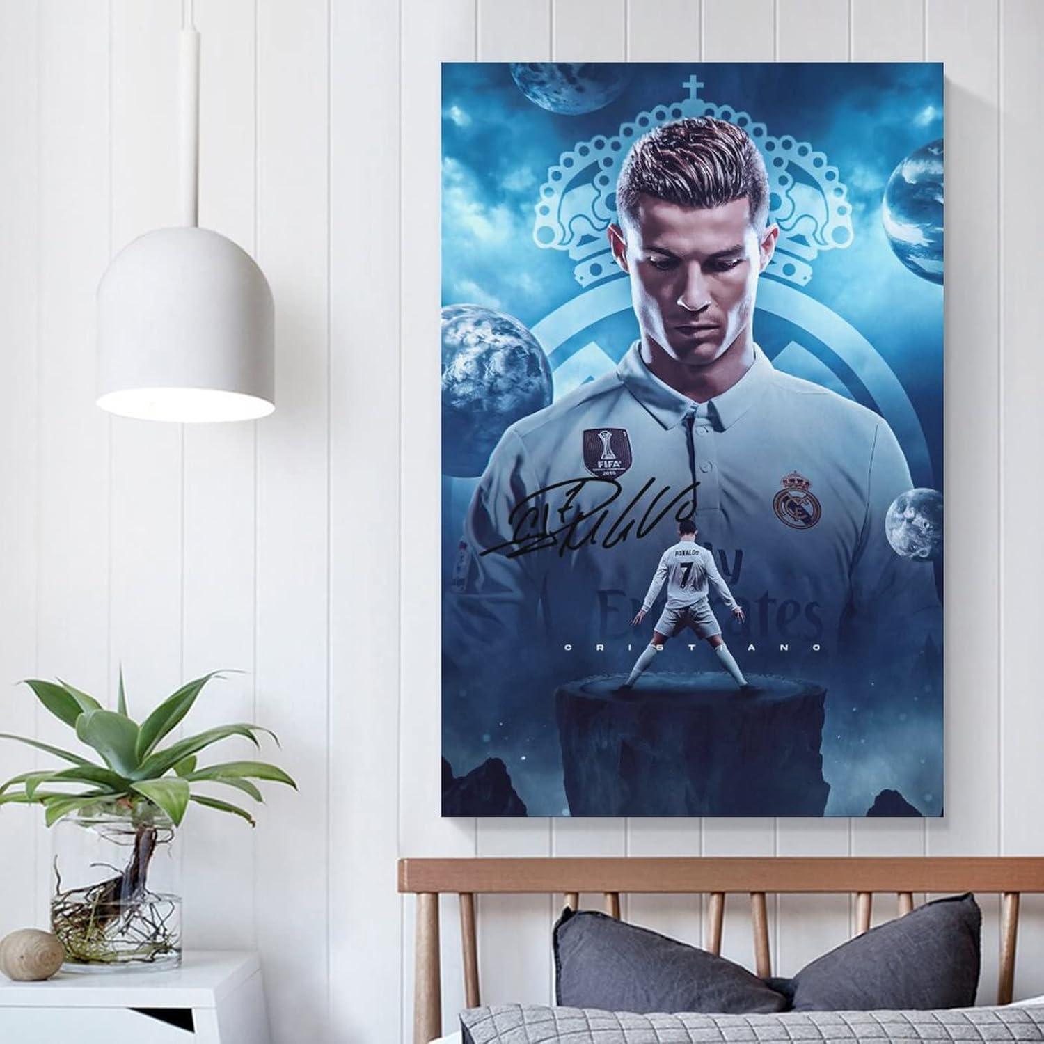 Póster de Lienzo Cristiano Ronaldo 40x60cm Decoración Hogar