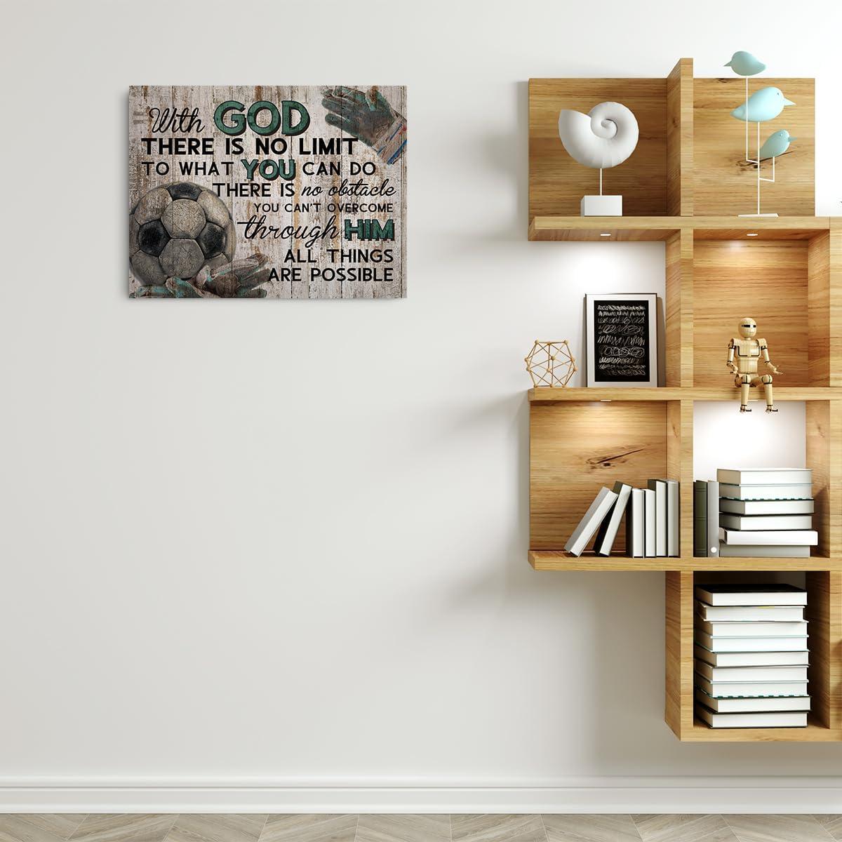 Cuadro en Lienzo TBT 38x29 cm Decoración de Pared Fútbol