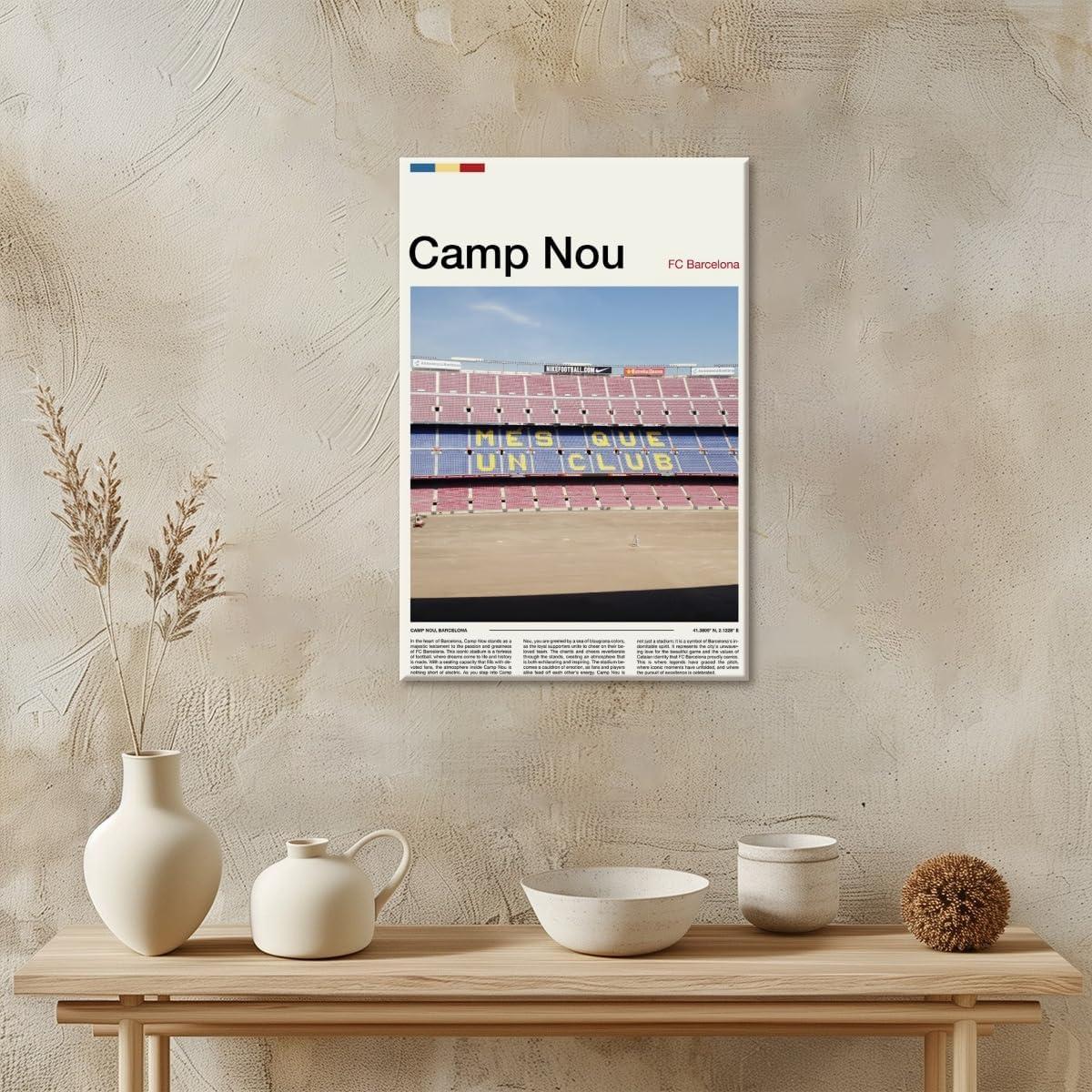 Póster de Estadio Camp Nou FC Barcelona 30.48x45.72cm