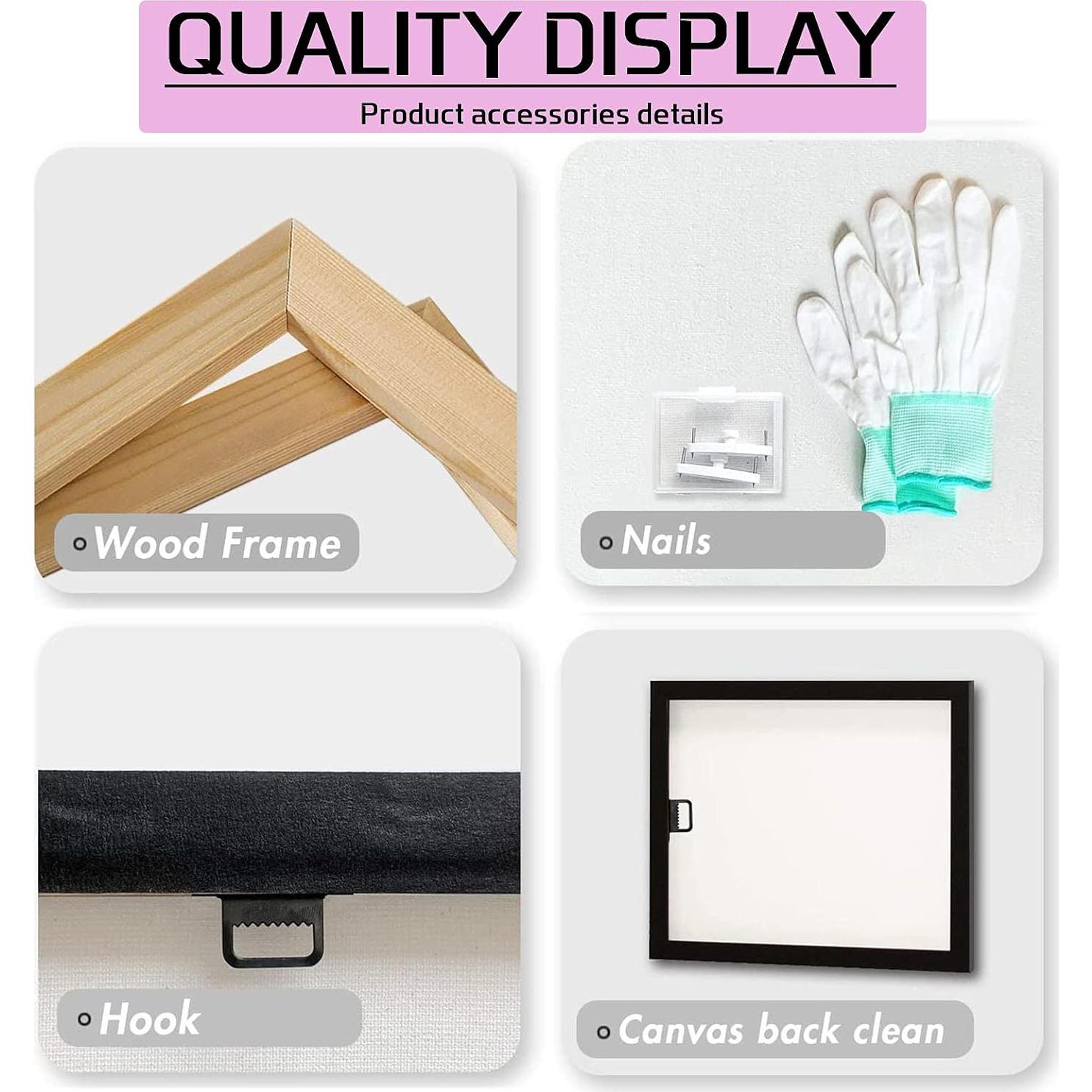 Póster Decorativo de Fútbol Femenino 20x30 cm Lienzo