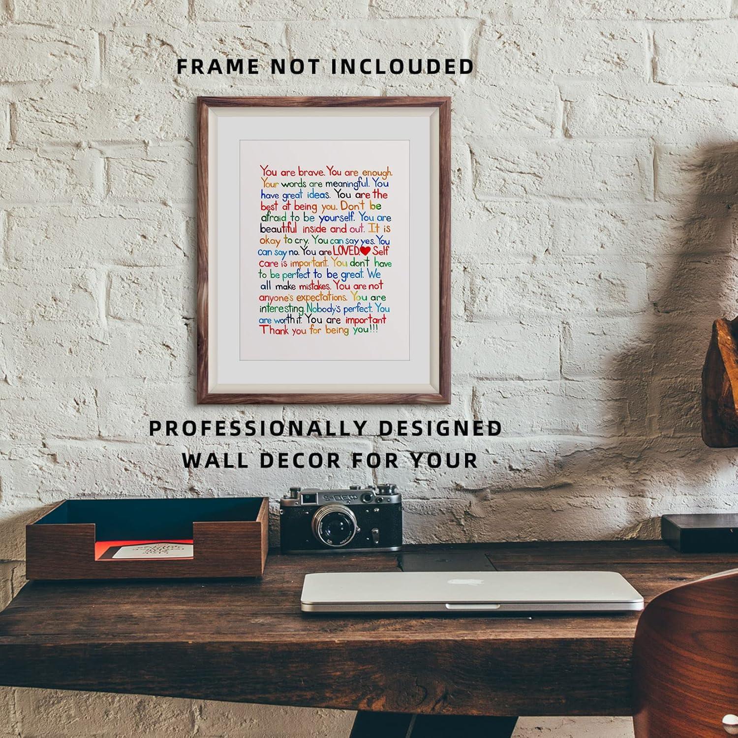 Póster de Arte Motivacional 20x25 cm Lienzo Sin Marco