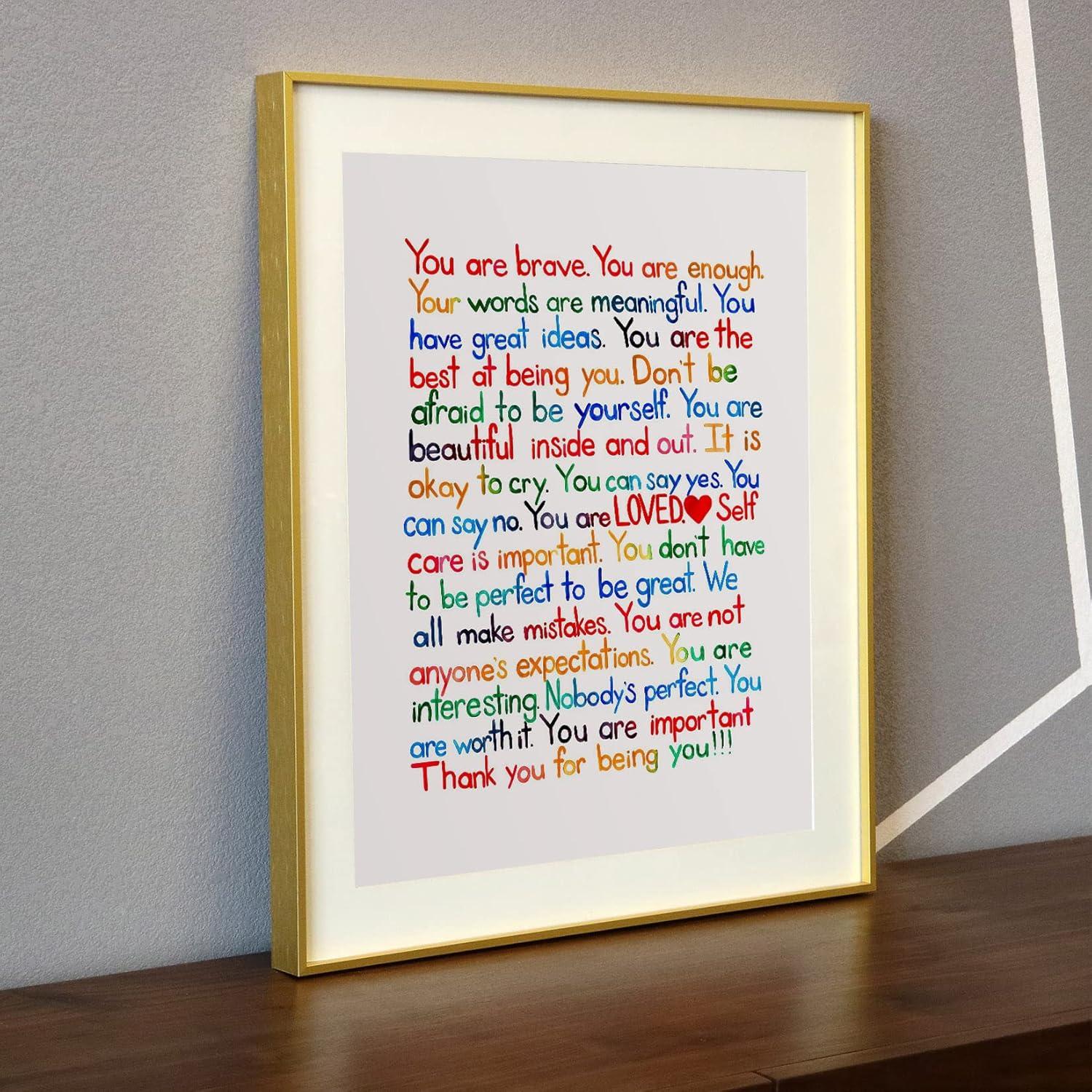 Póster de Arte Motivacional 20x25 cm Lienzo Sin Marco