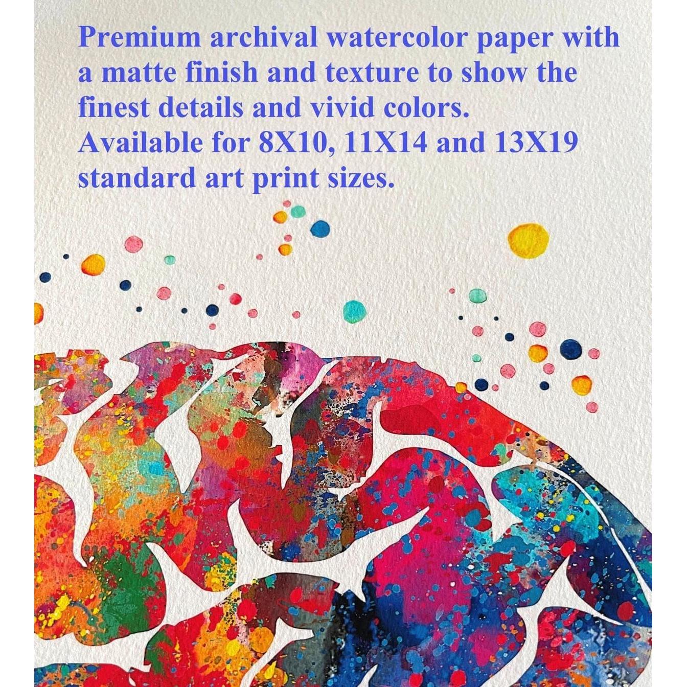 Póster Acuarela Dignovel Studios 20x25 cm Inspirador