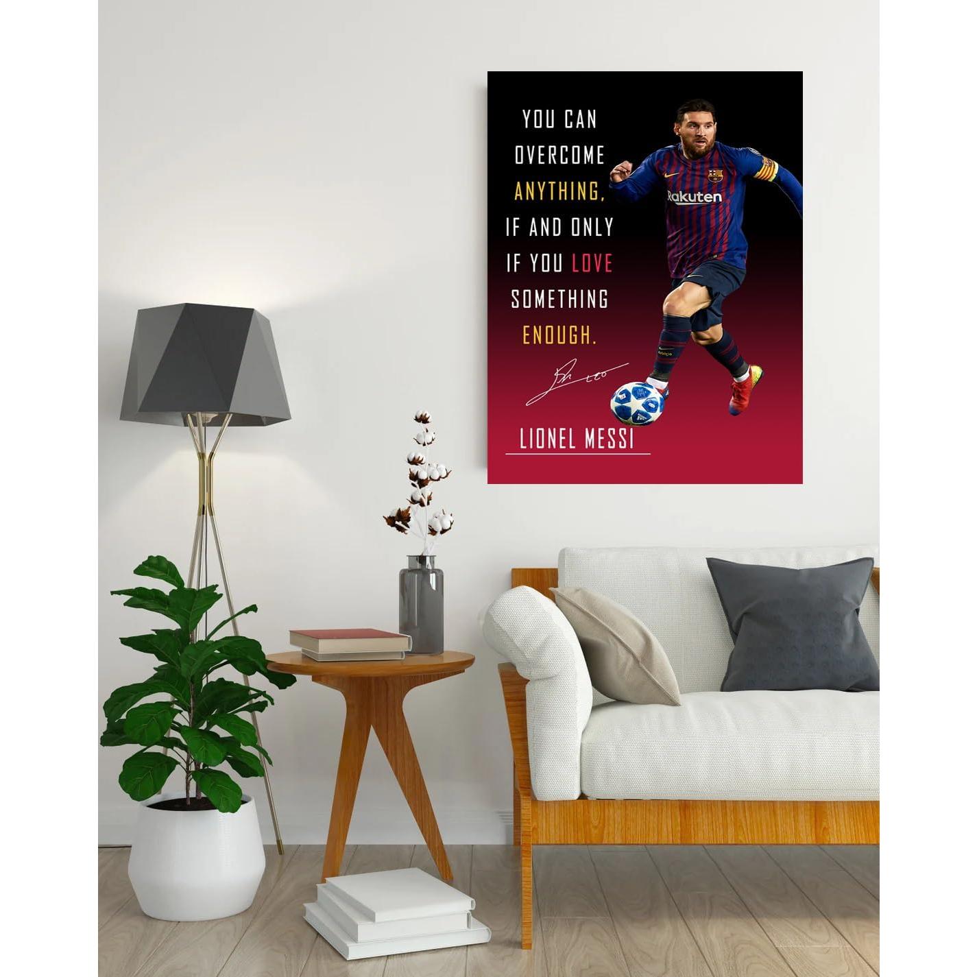 Póster de Fútbol Soccer FOSULA 30x40 cm con Marco