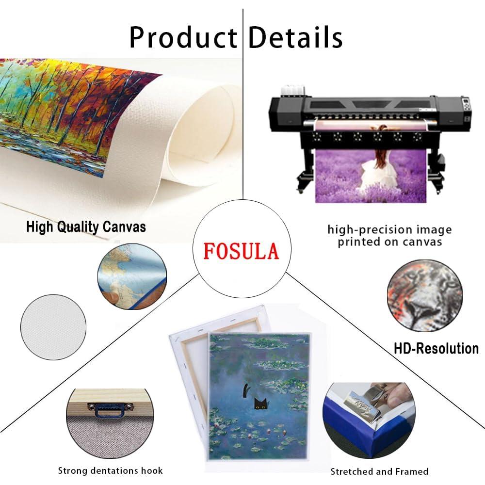 Póster de Fútbol Soccer FOSULA 30x40 cm con Marco