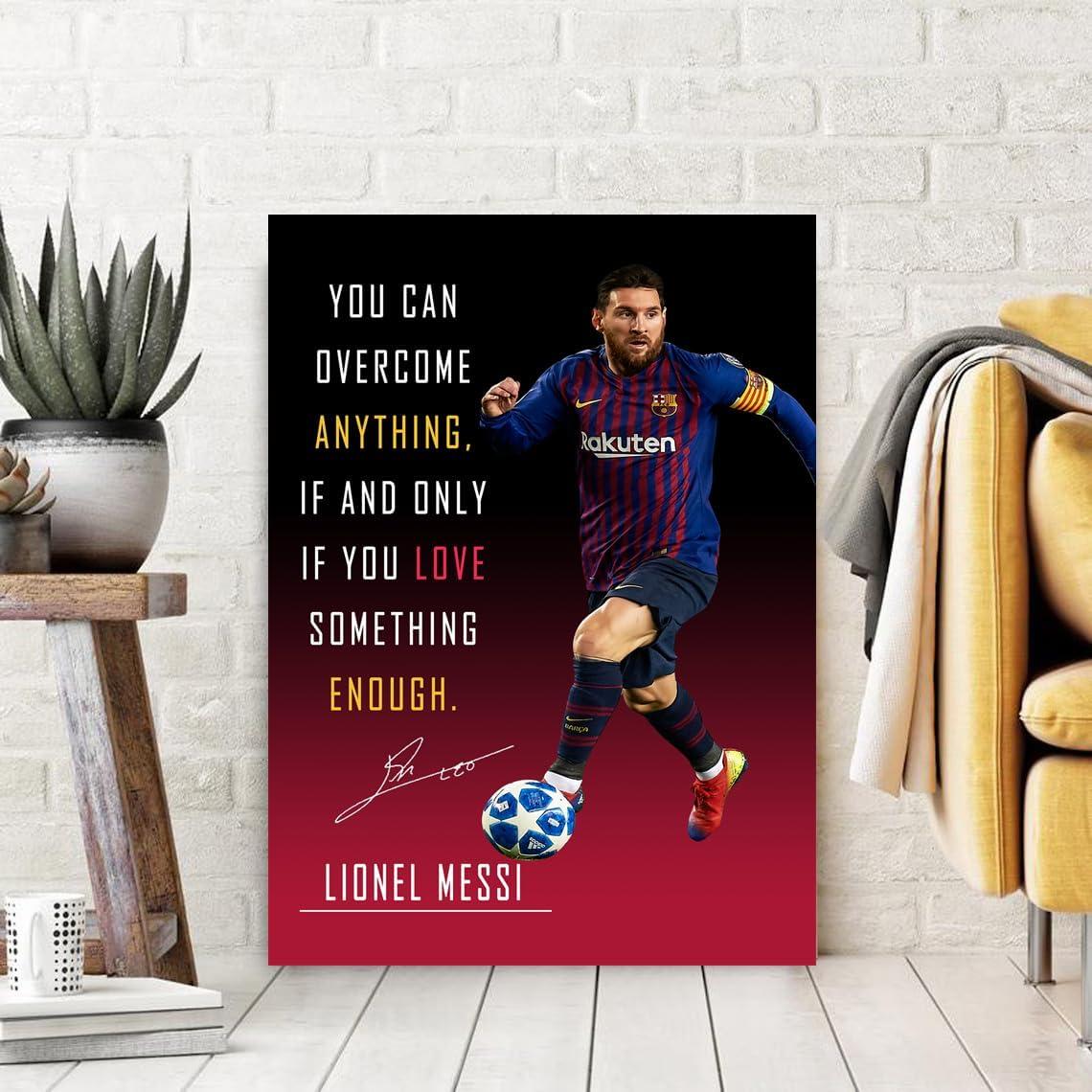 Póster de Fútbol Soccer FOSULA 30x40 cm con Marco