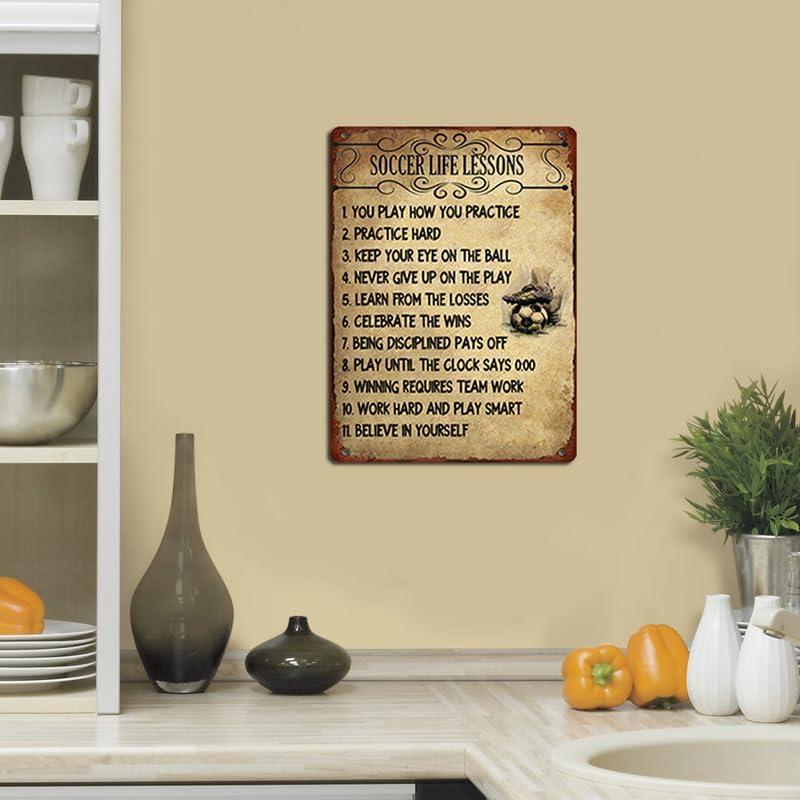 Cartel de Metal Retro 20x30 cm para Bar y Cocina - Changyong