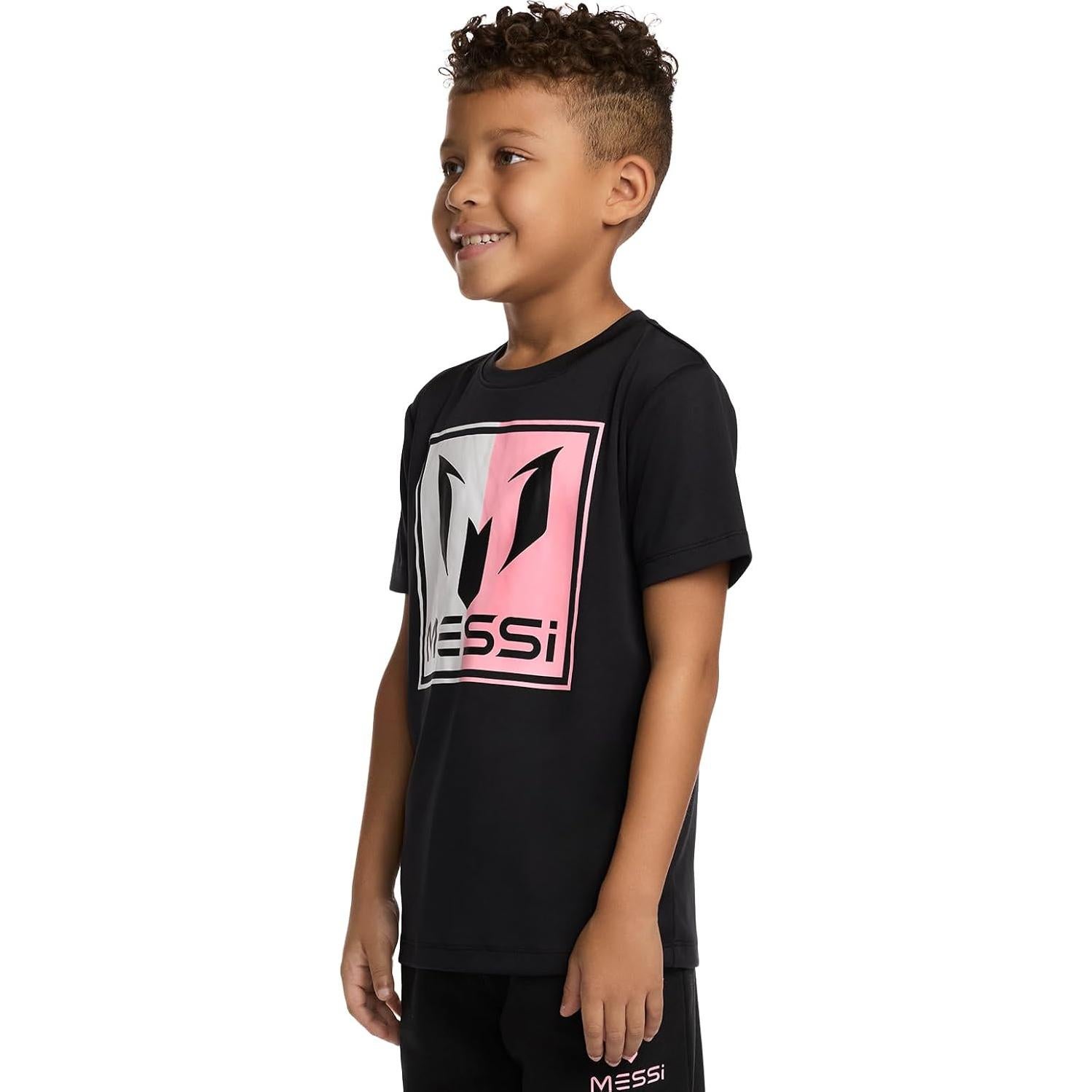 Camiseta de Manga Corta Messi para Niños - Ajuste Cómodo