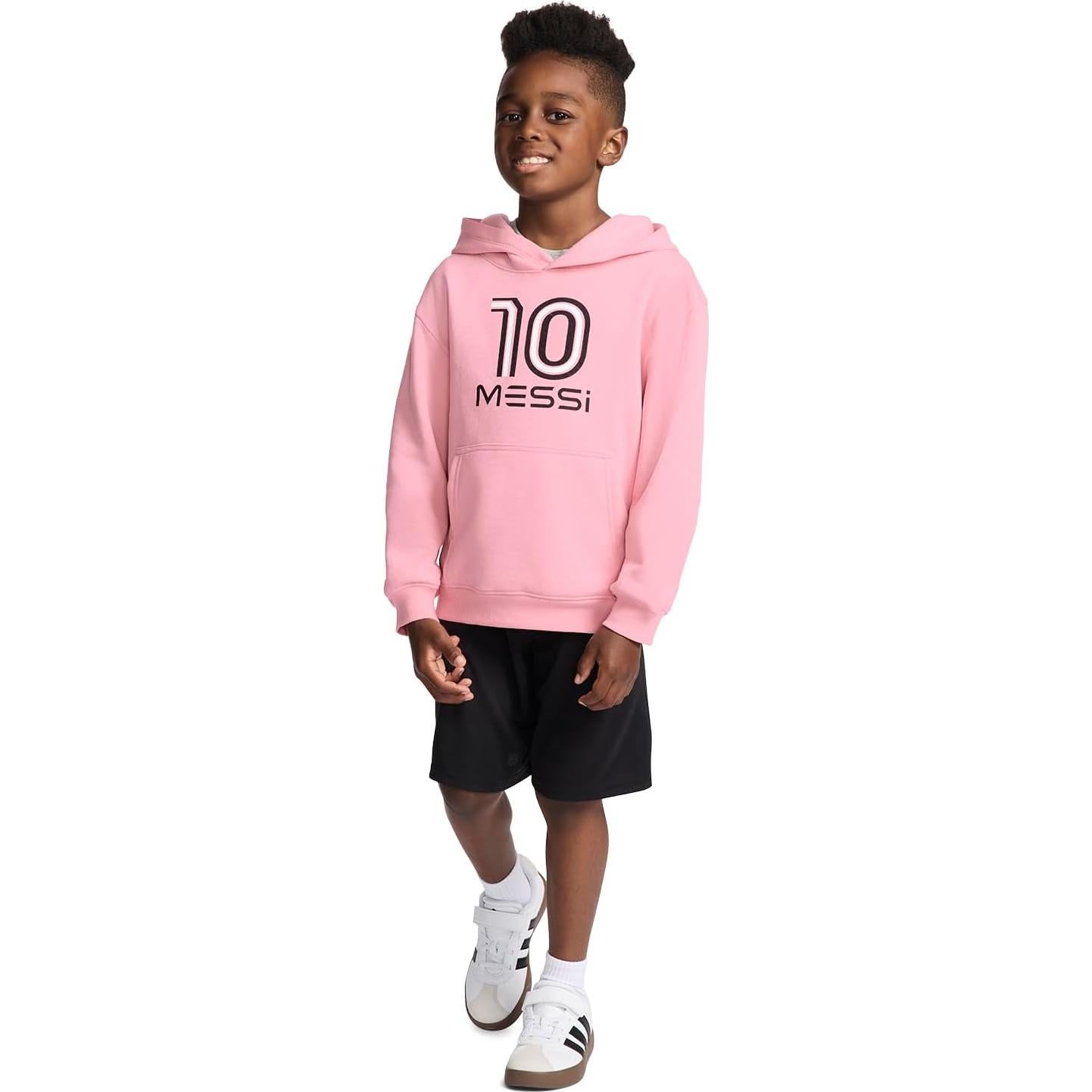 Sudadera con Capucha para Niños Messi Rosa 6 Años