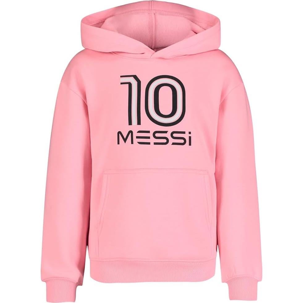 Sudadera con Capucha para Niños Messi Rosa 6 Años