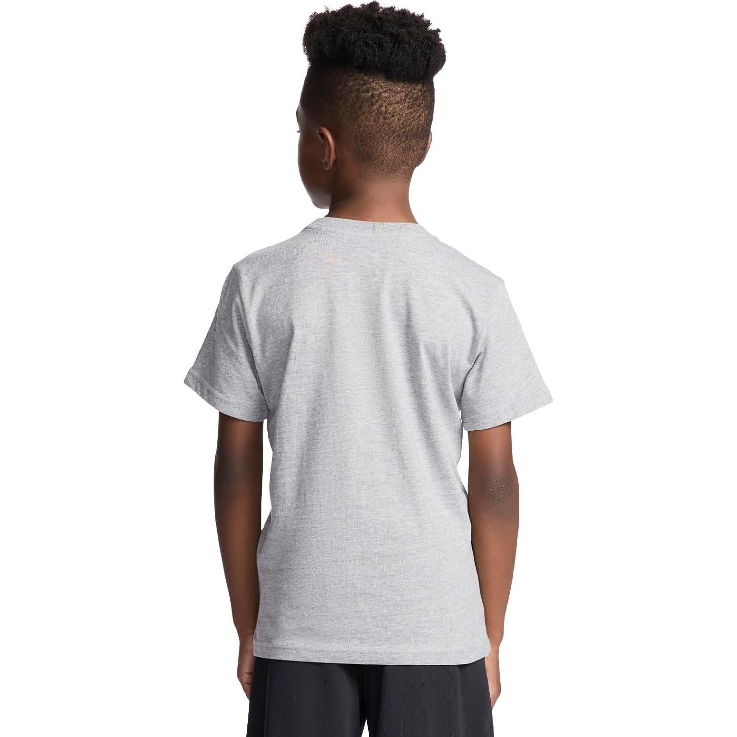 Camiseta de Manga Corta Messi para Niños - Gris Melange, Talla 10-12