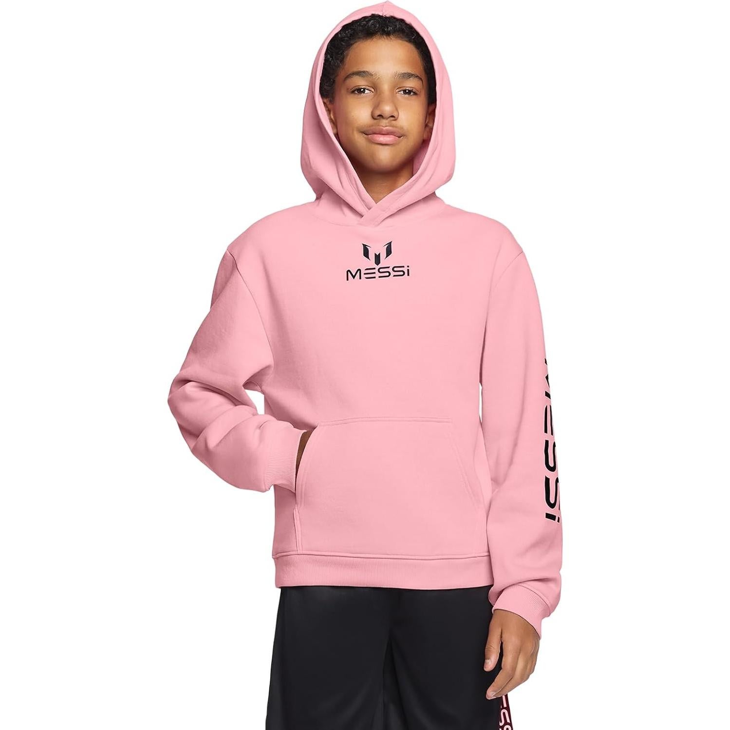 Sudadera con Capucha Messi para Niños 6 Rosa Caramelo
