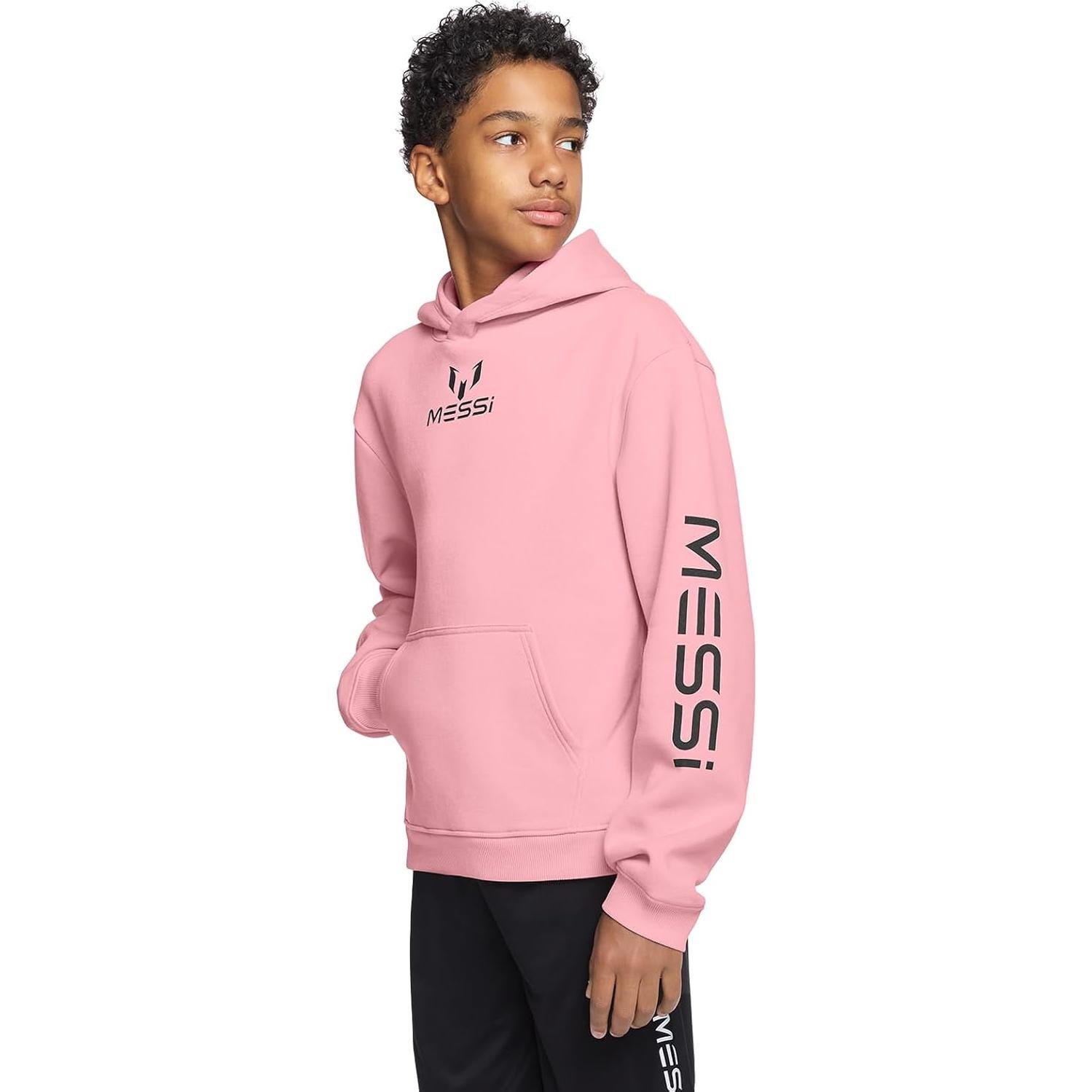 Sudadera con Capucha Messi para Niños 6 Rosa Caramelo