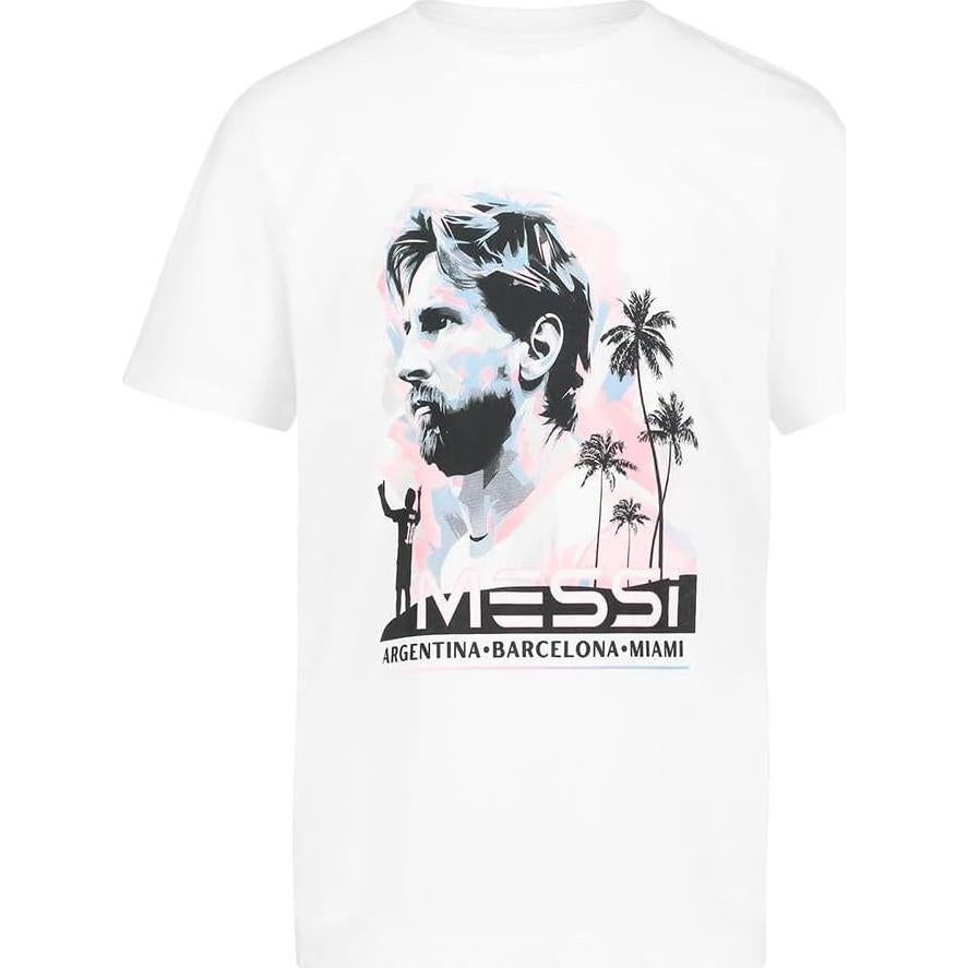 Camiseta de Manga Corta Messi para Niños 4-18 Algodón