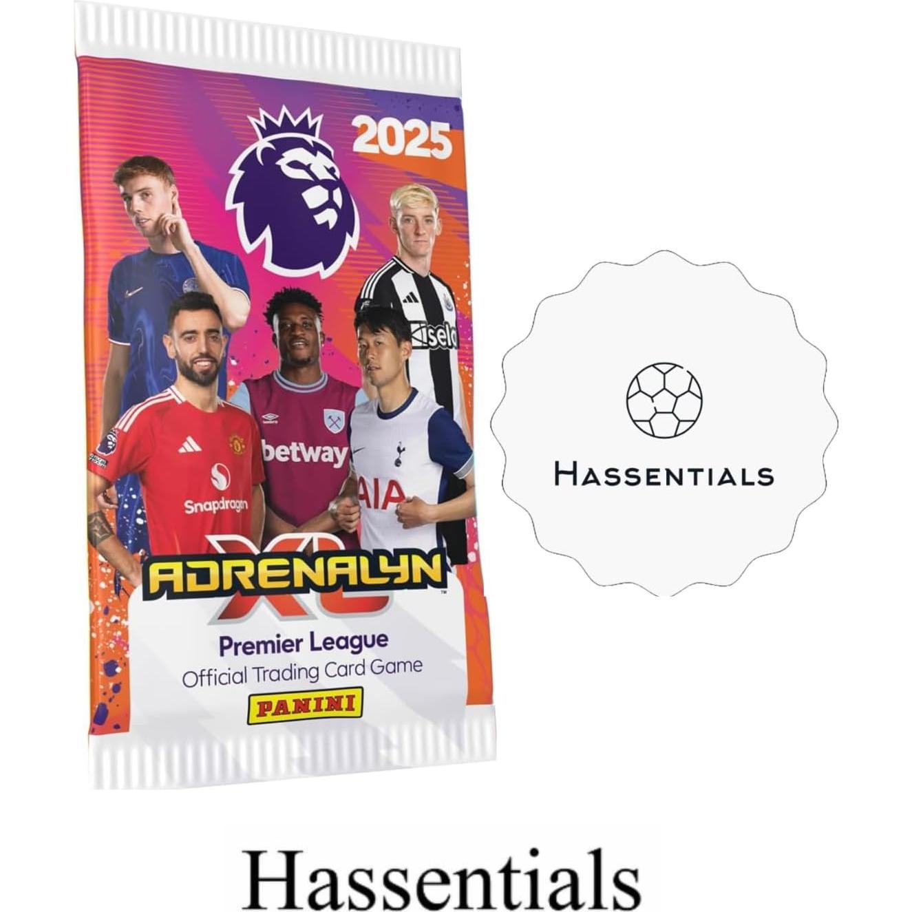 Paquete de Tarjetas de Fútbol Panini Premier League 2024/2025 - 8 Tarjetas
