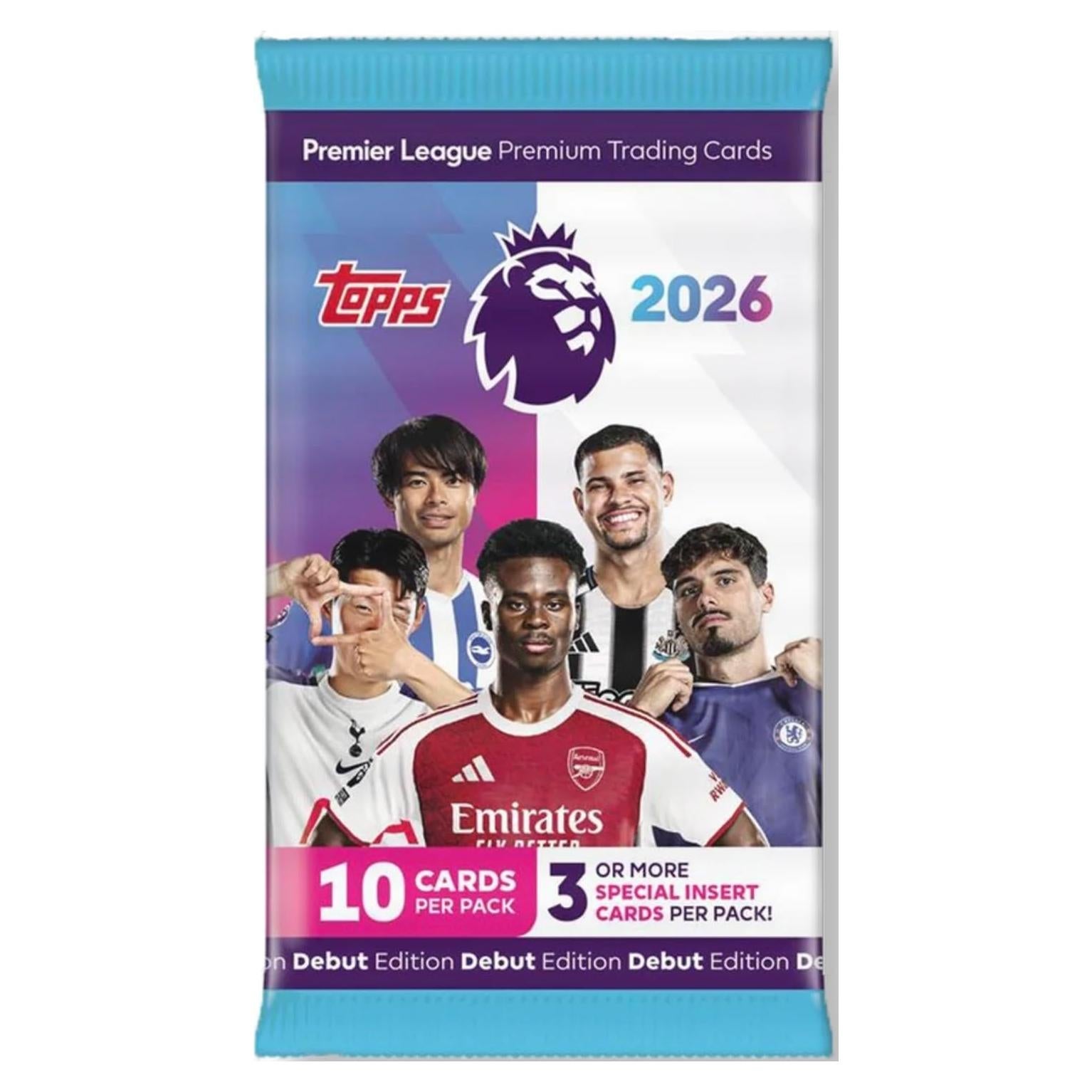 Paquete de 10 Tarjetas de Fútbol Premier League 2026 - Hassentials