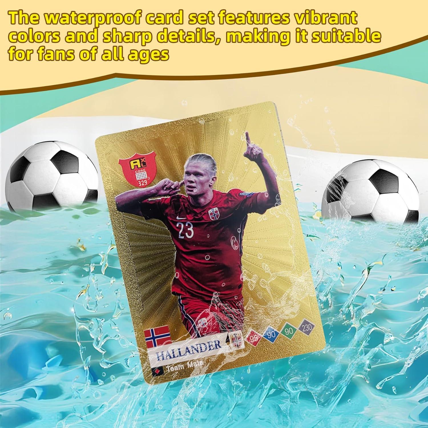 Set de 55 Tarjetas de Fútbol Coleccionables Doradas Vitality 2024-2025