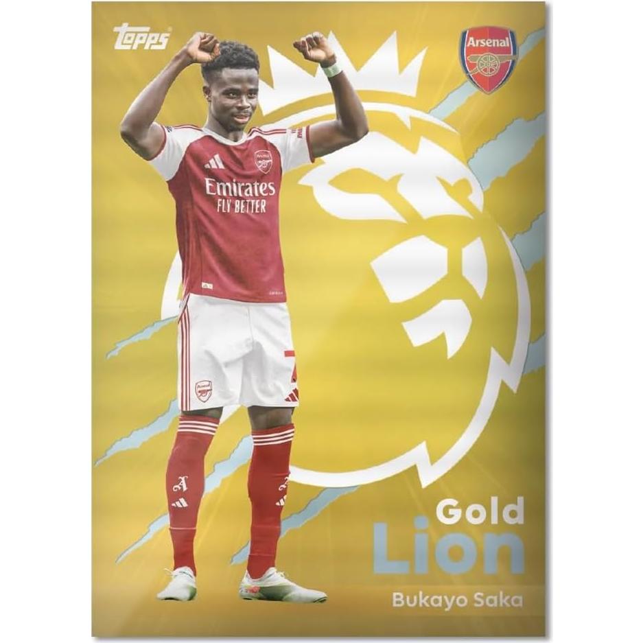 Paquete de 5 Tarjetas de Fútbol Premier League Topps 2026