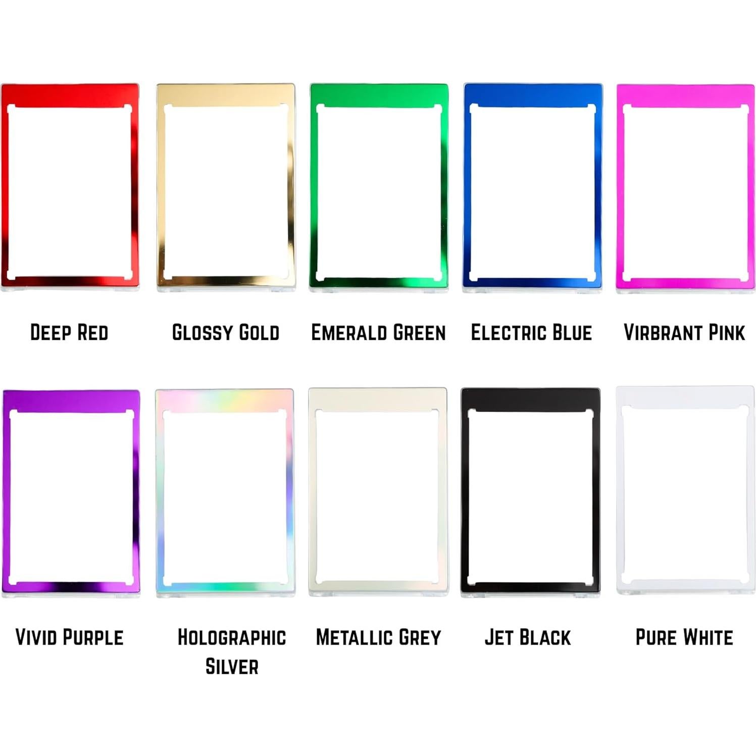 Soportes Magnéticos para Tarjetas 35pt The Collector's Hub - Paquete de 10 Multicolor