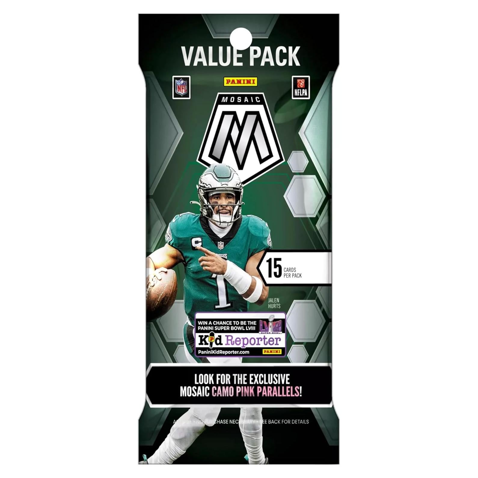 Paquete de Valor Cello Fútbol Panini Mosaic 2023 - 15 Tarjetas