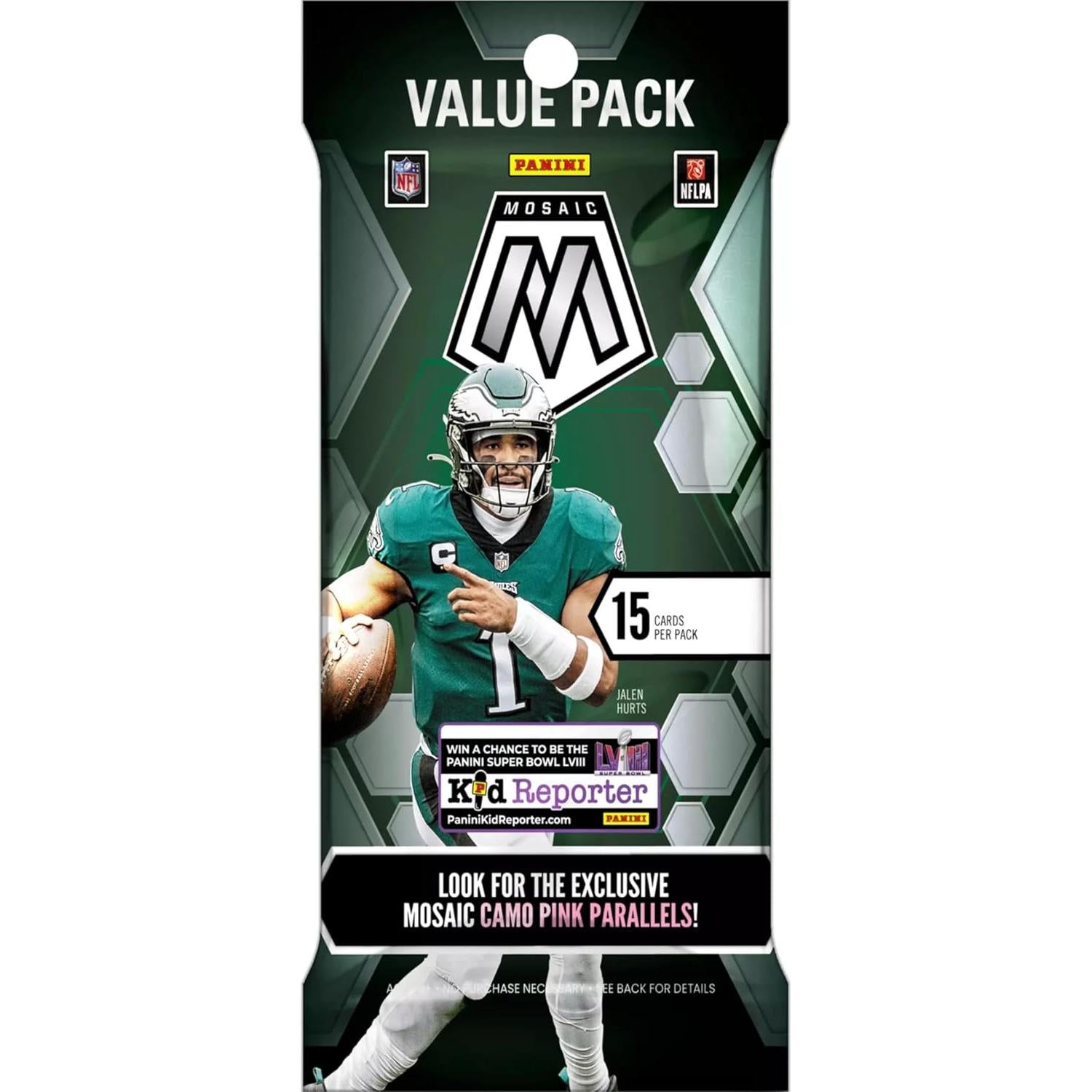 Paquete de Valor Cello Fútbol Panini Mosaic 2023 - 15 Tarjetas