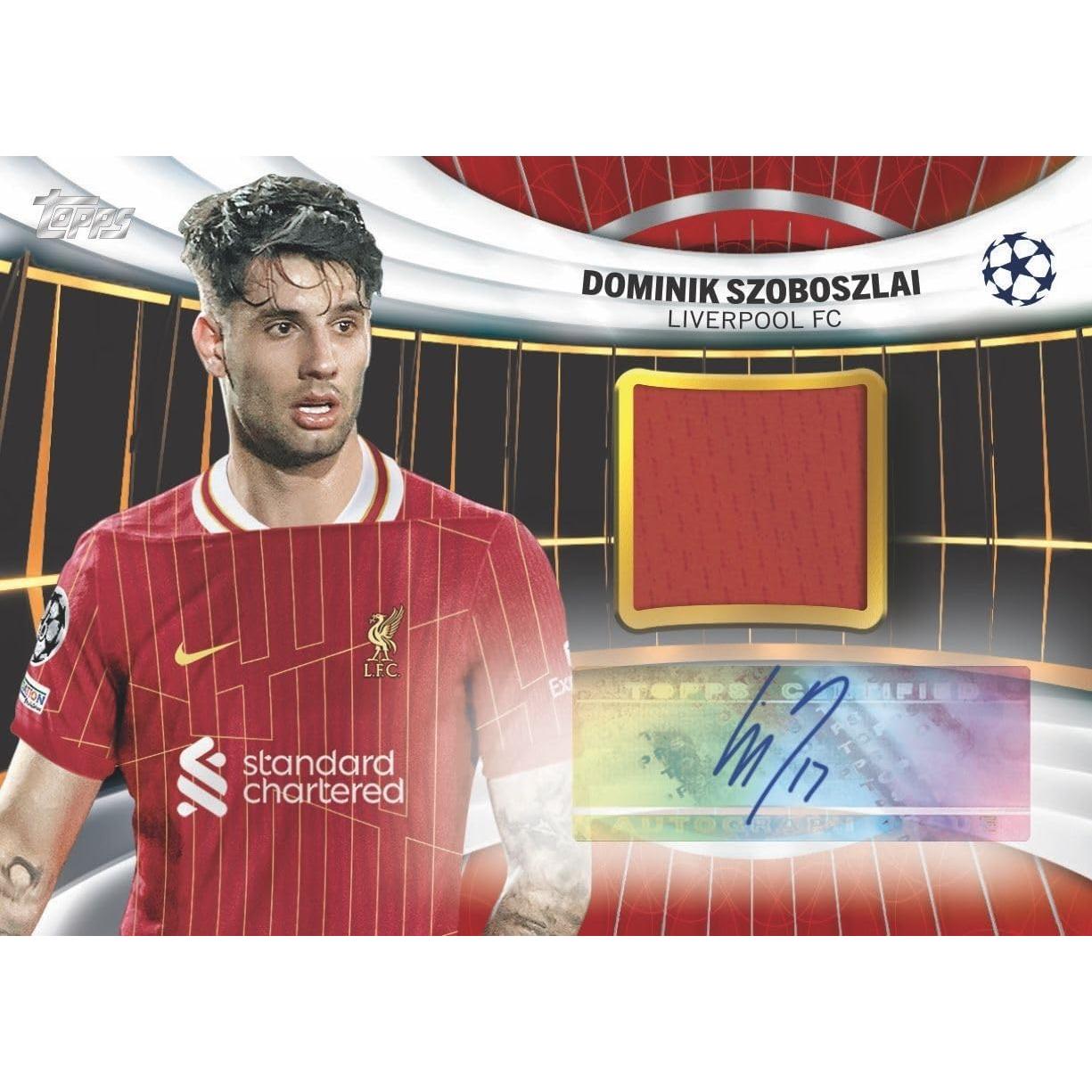 Caja de Valor UEFA 2024/25 Topps - 7 Paquetes de Cartas