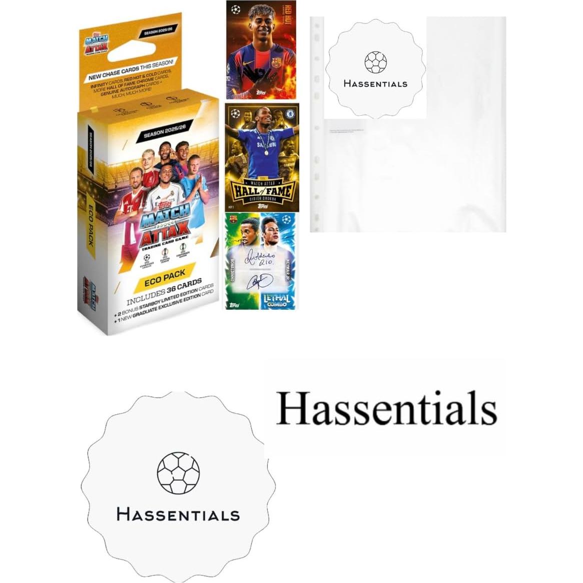 Match Attax Eco Pack 2025/26 - 36 Tarjetas + 3 Ediciones Limitadas