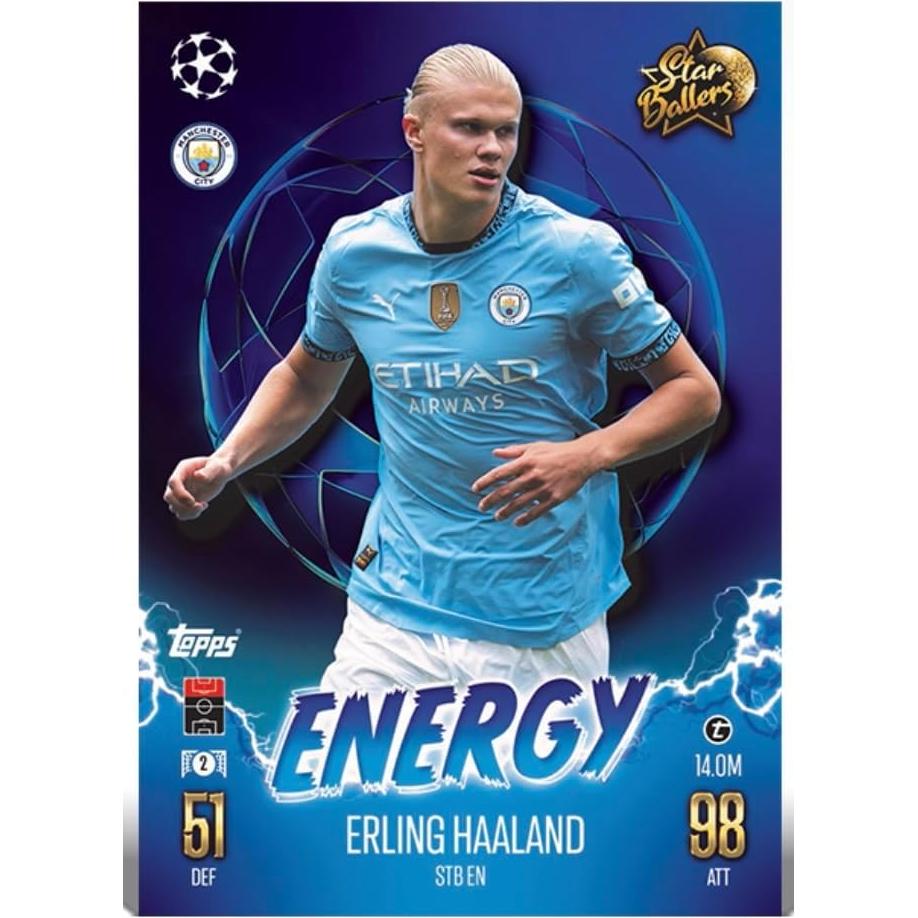 Match Attax 24/25 Mega Multipack Estrellas - Tarjetas de Fútbol