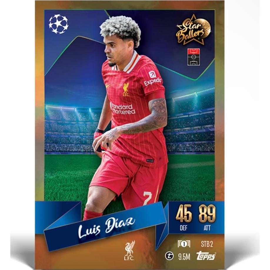 Match Attax 24/25 Mega Multipack Estrellas - Tarjetas de Fútbol